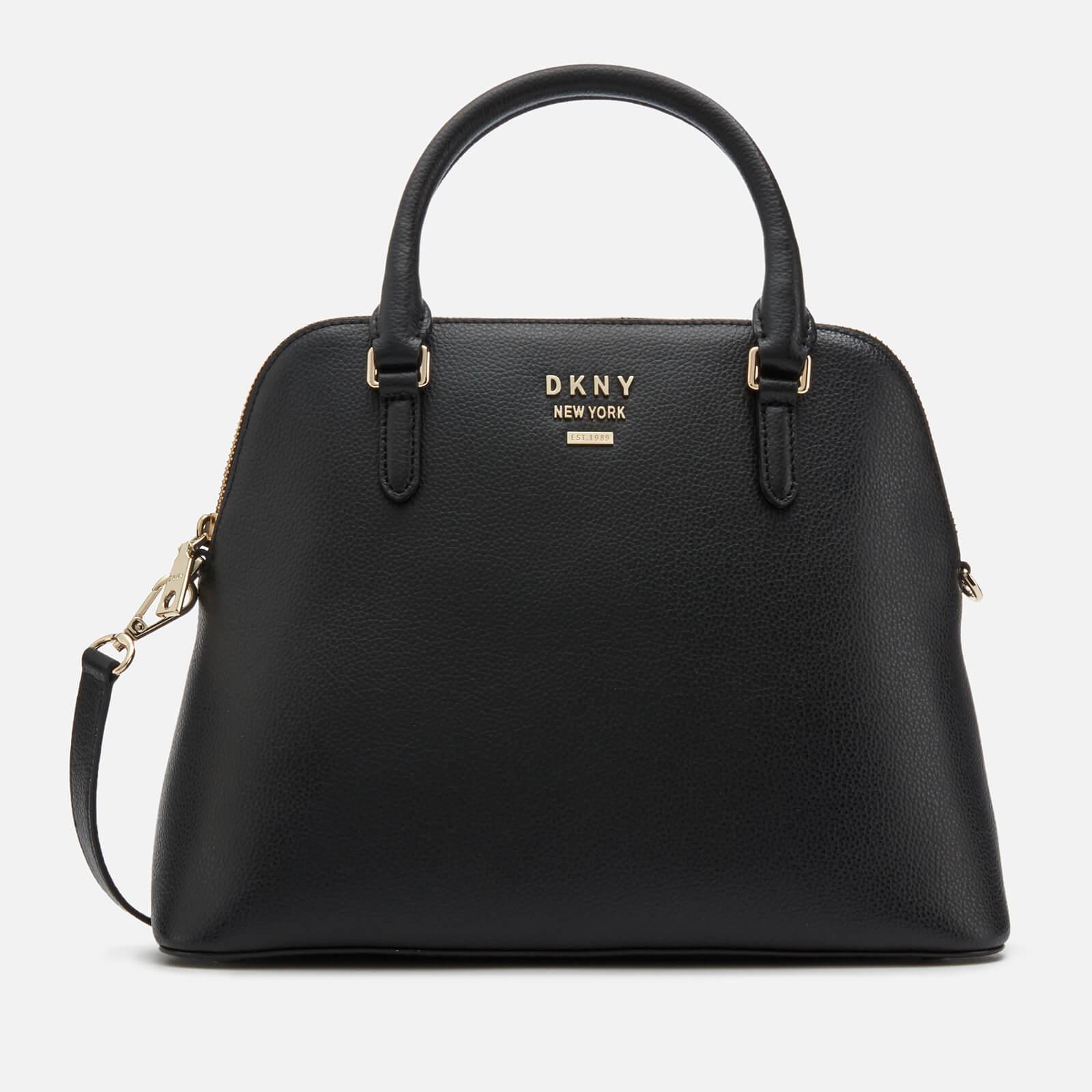 DKNY Whitney Large Dome Satchel Bag in Black Lyst