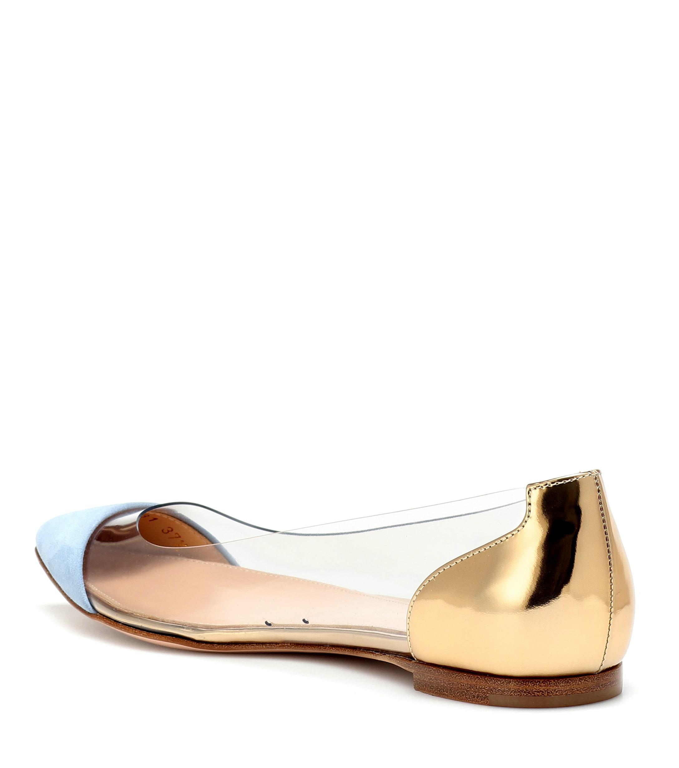 gianvito rossi plexi flat