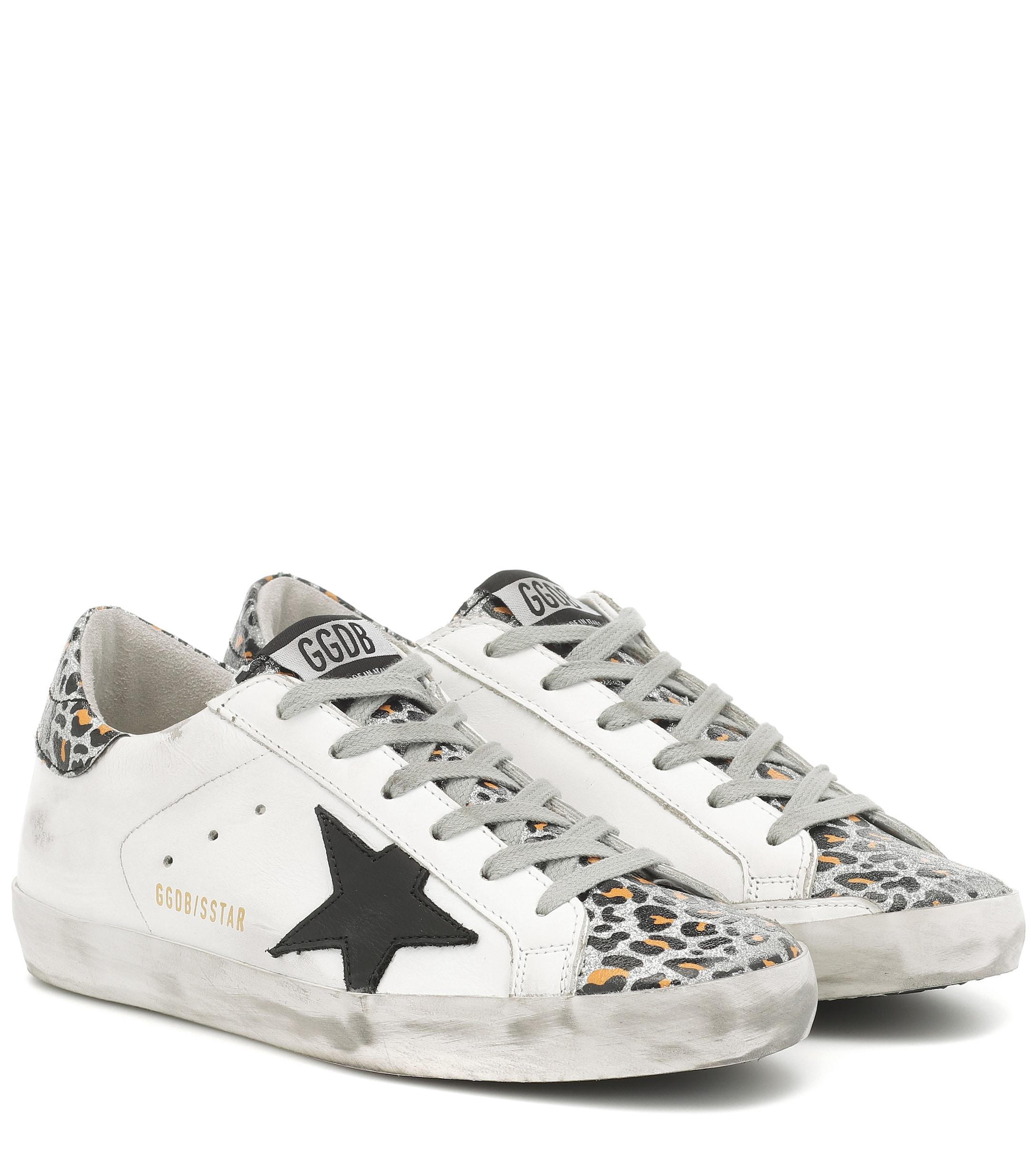 Golden Goose Deluxe Brand Goose Superstar Leather Sneakers in White - Lyst