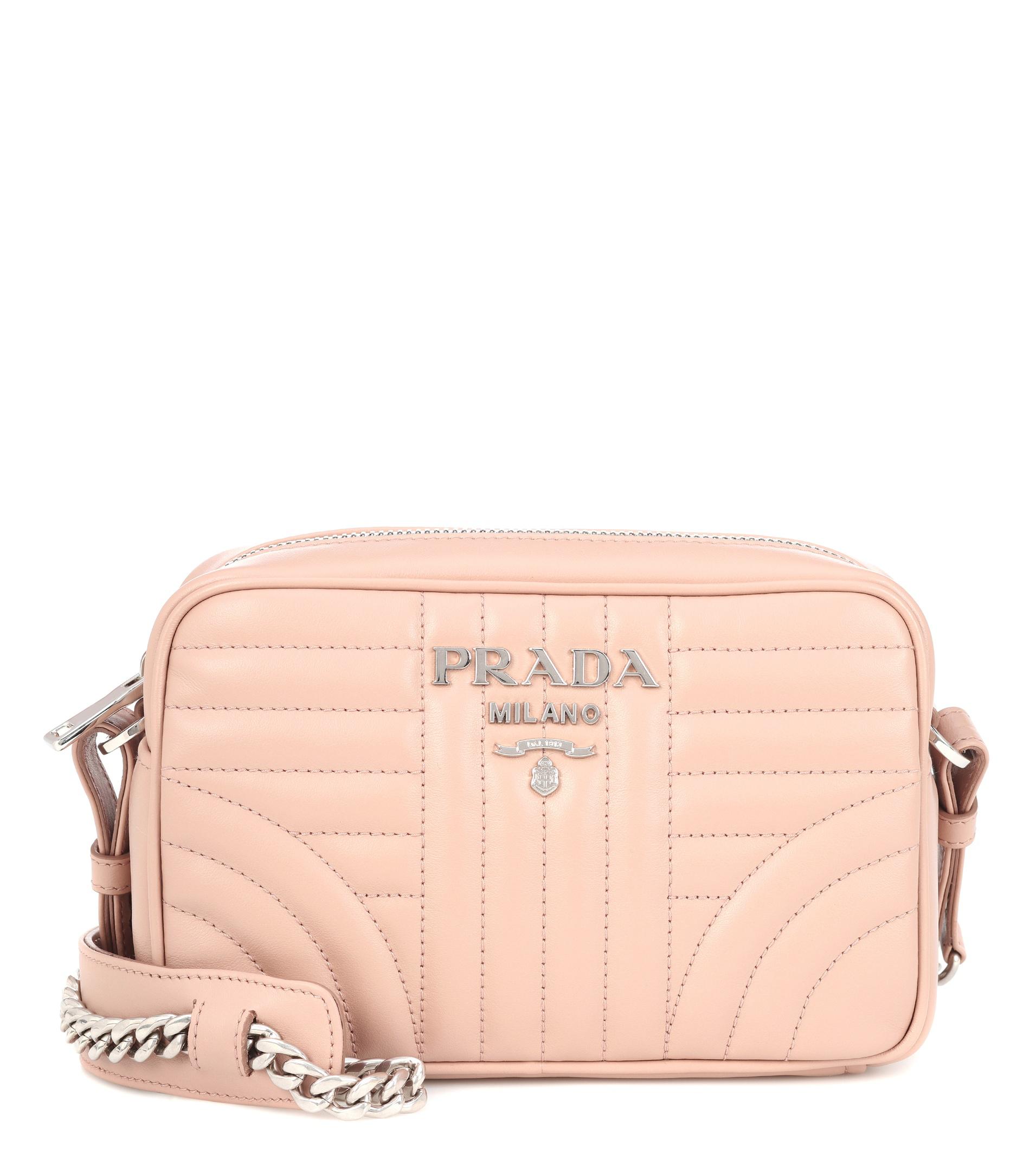Bandoulière Diagramme Neutre Cuir Sac Coloris À Prada Lyst En dhrtsQ