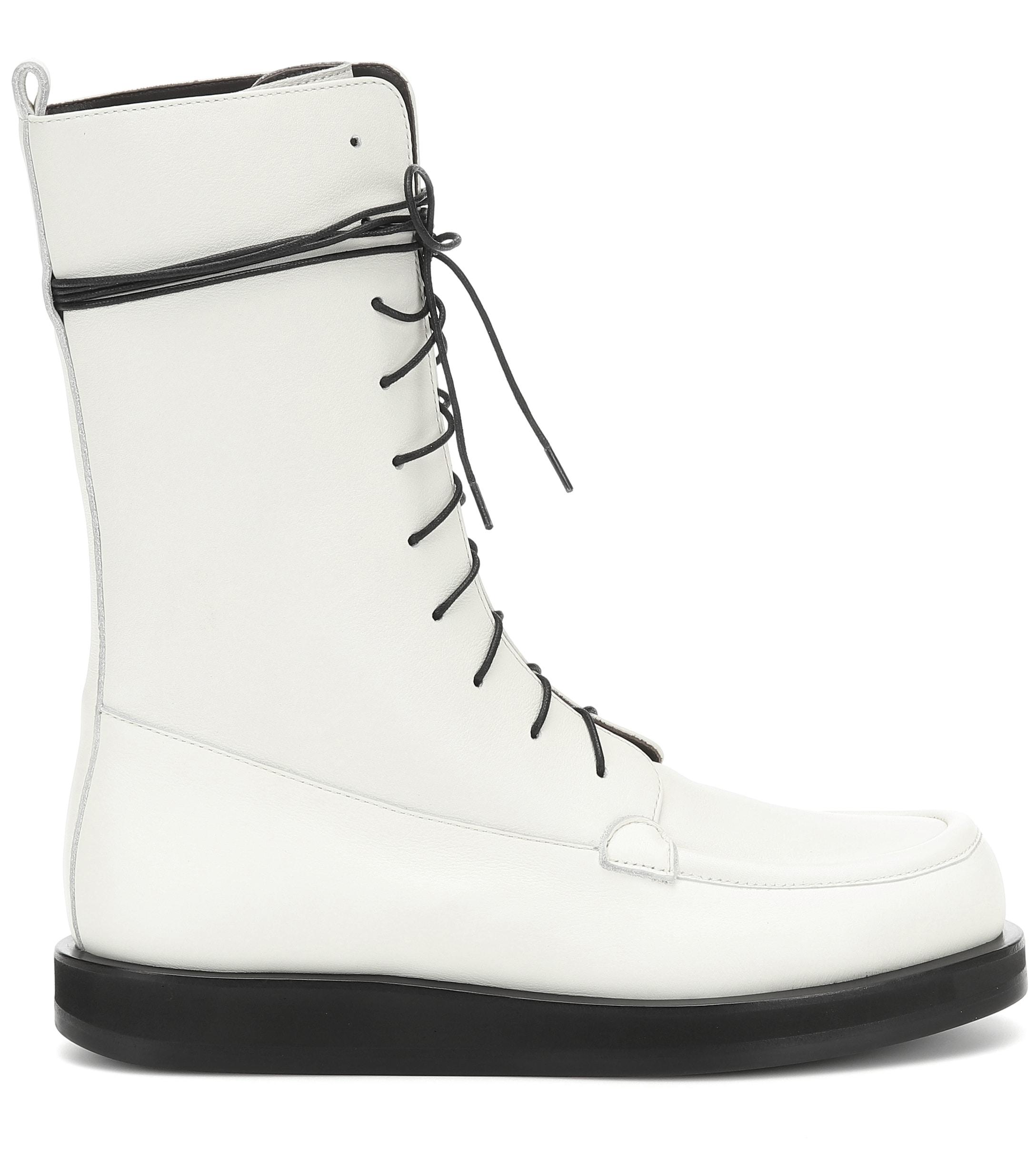 the row patty lace up boots