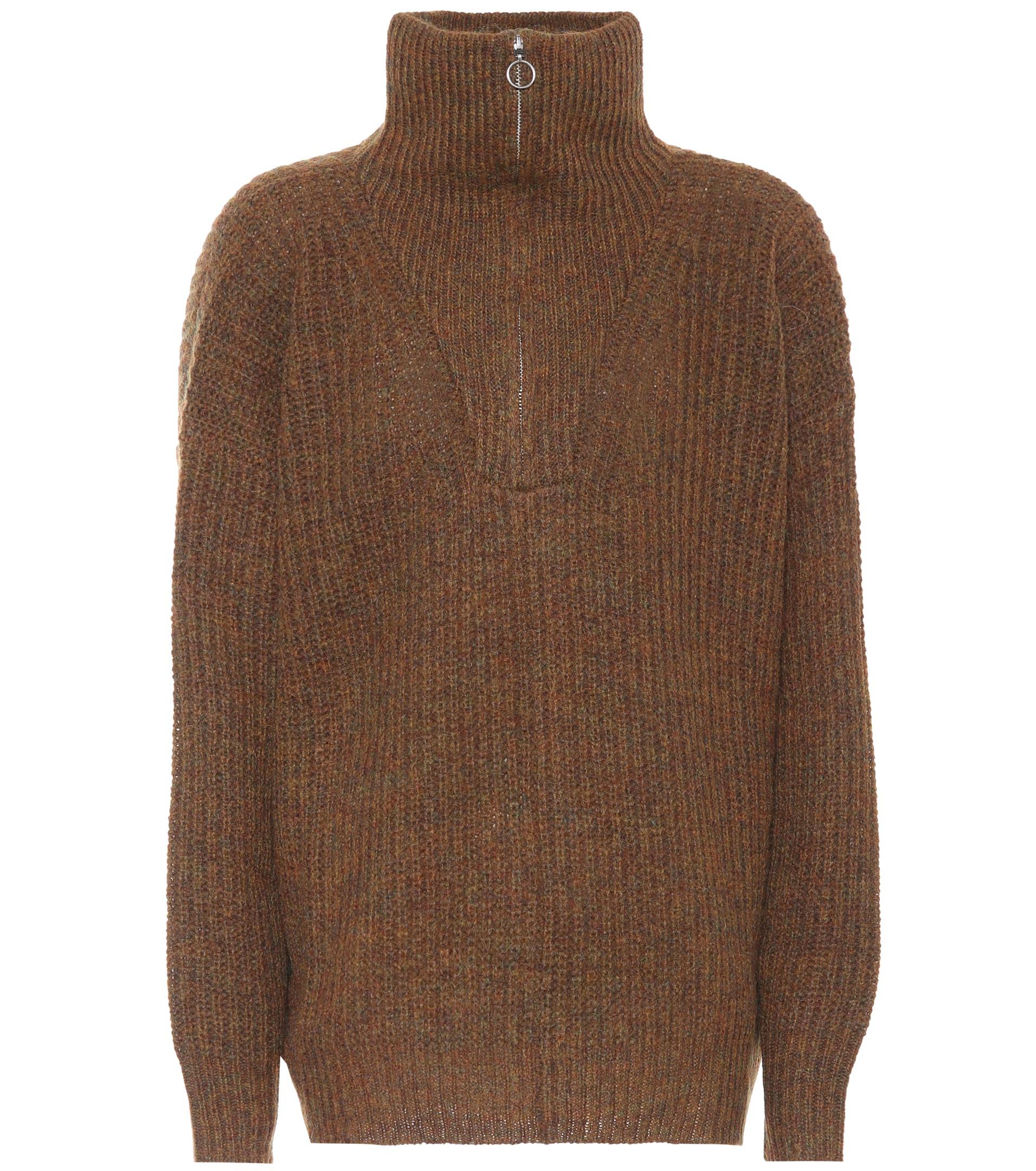 Étoile isabel marant Declan Oversized Sweater in Brown | Lyst