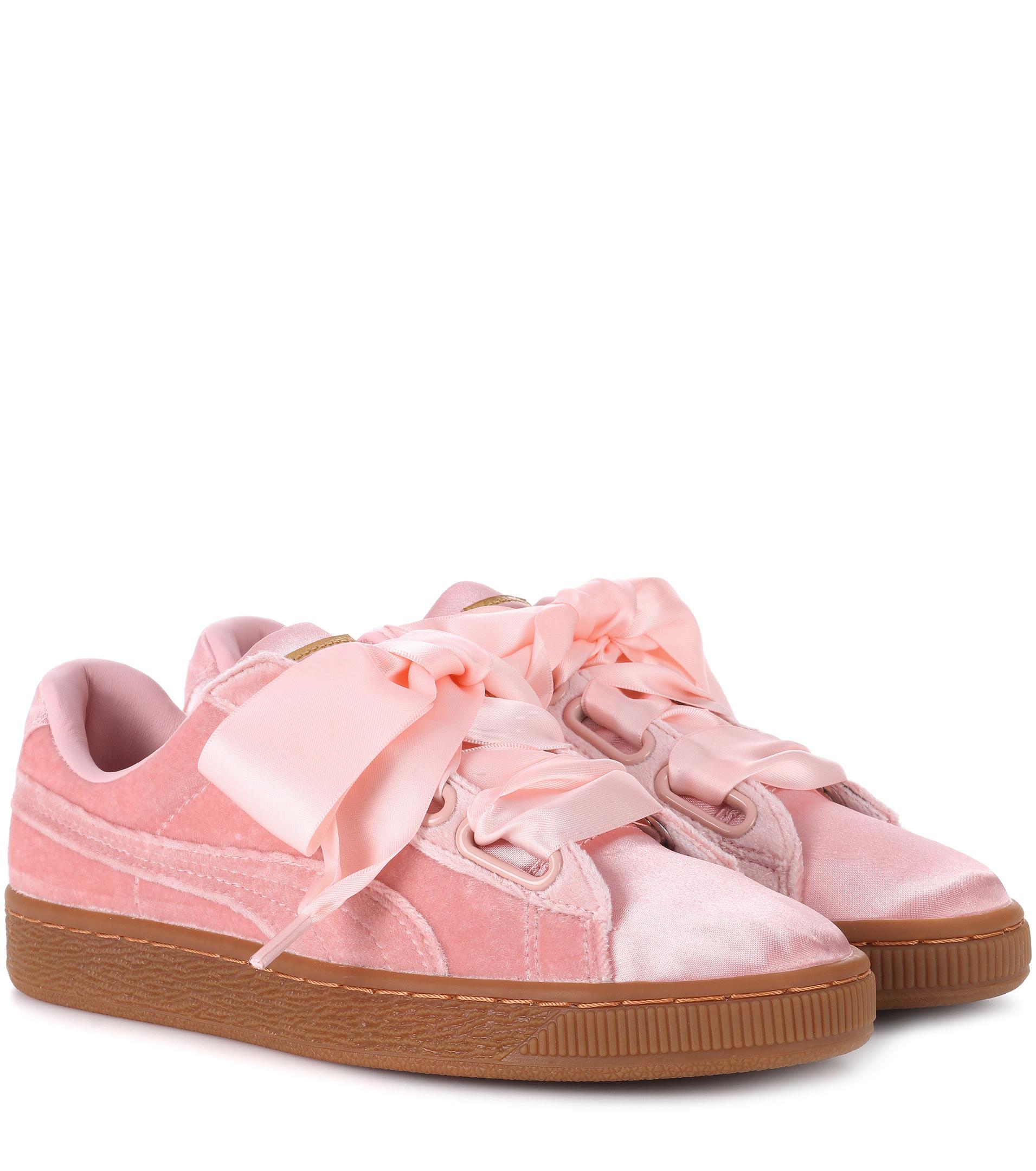puma basket heart velvet puma basket heart velvet