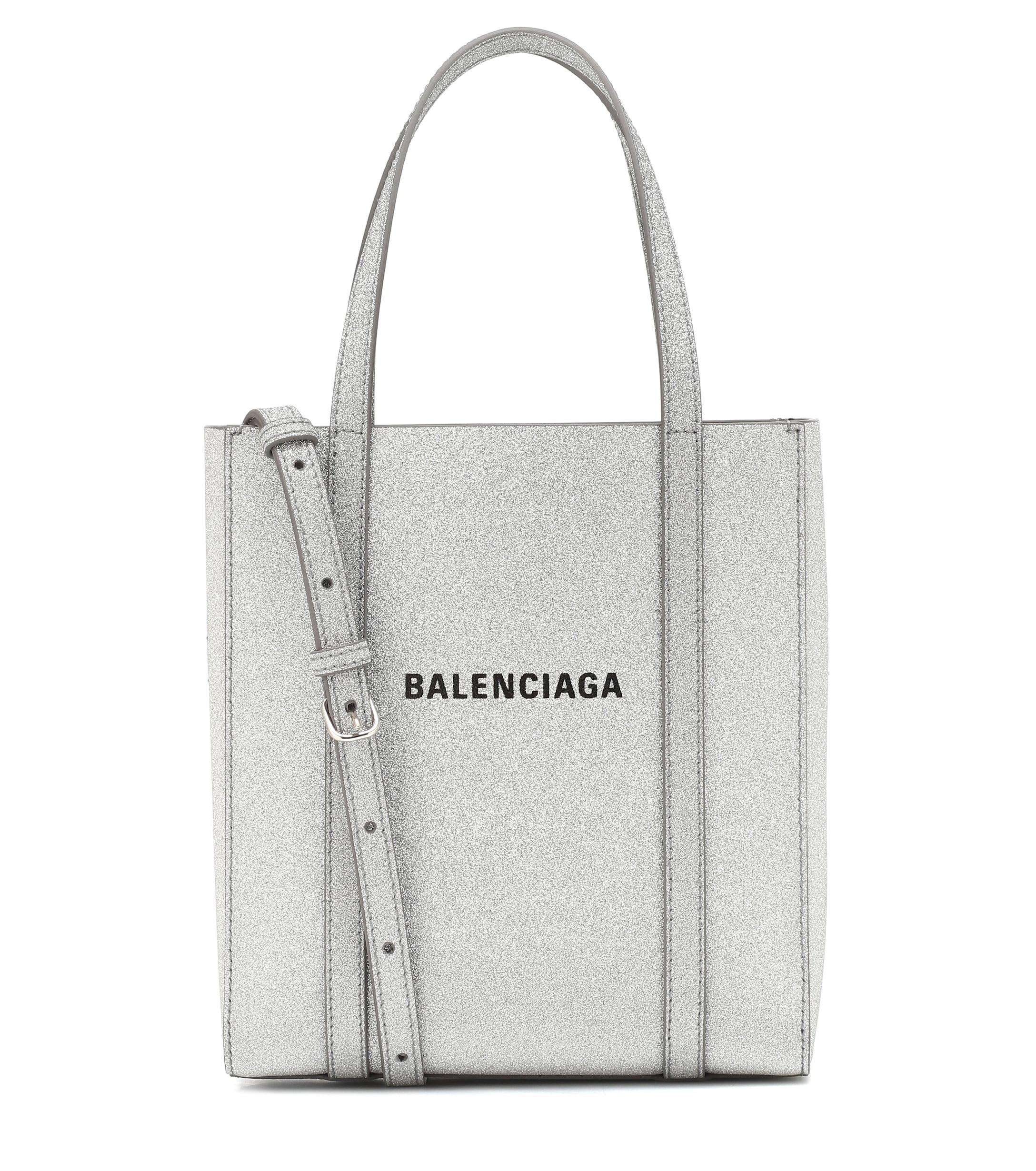 balenciaga glitter purse