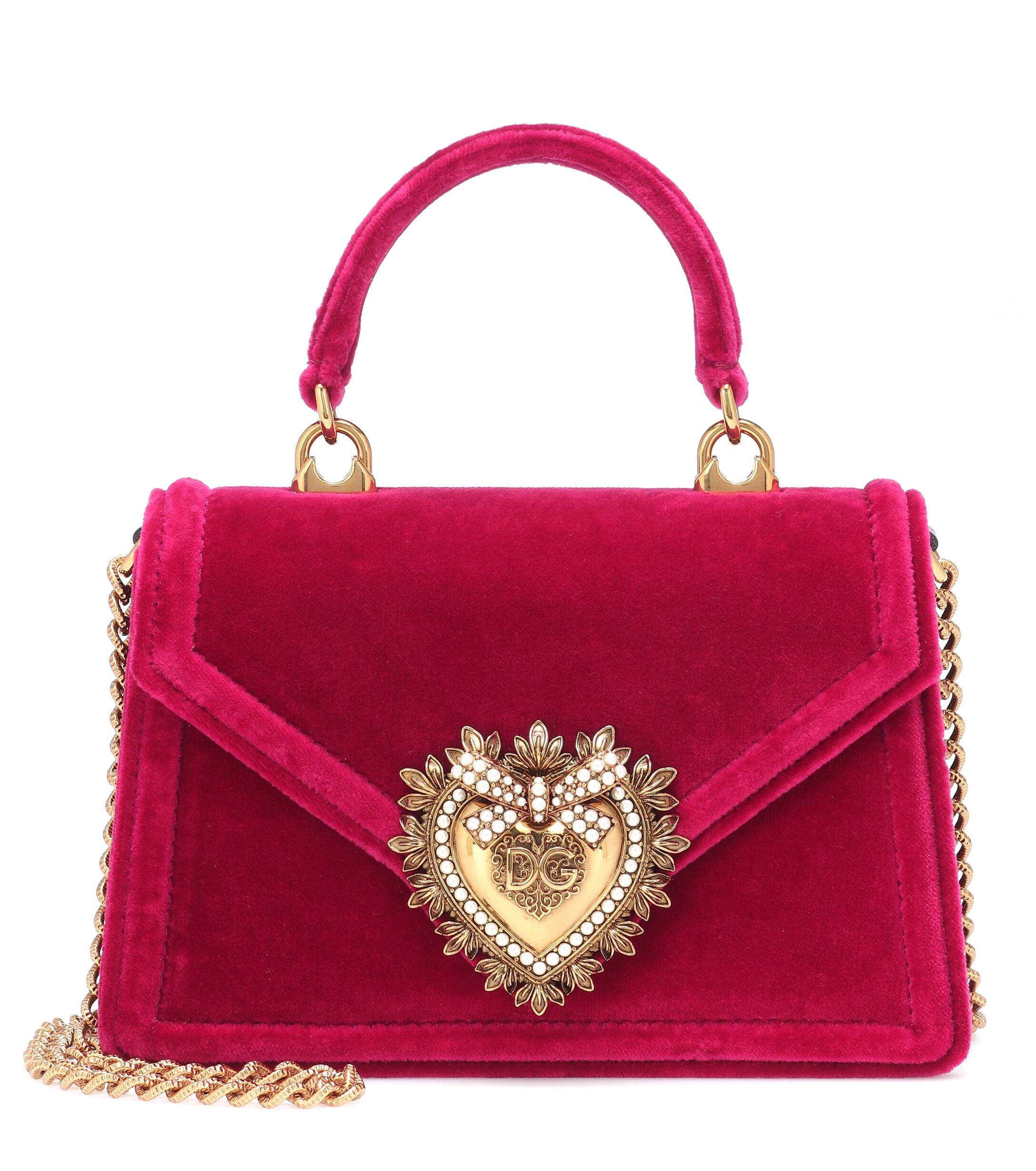 dolce gabbana red bag