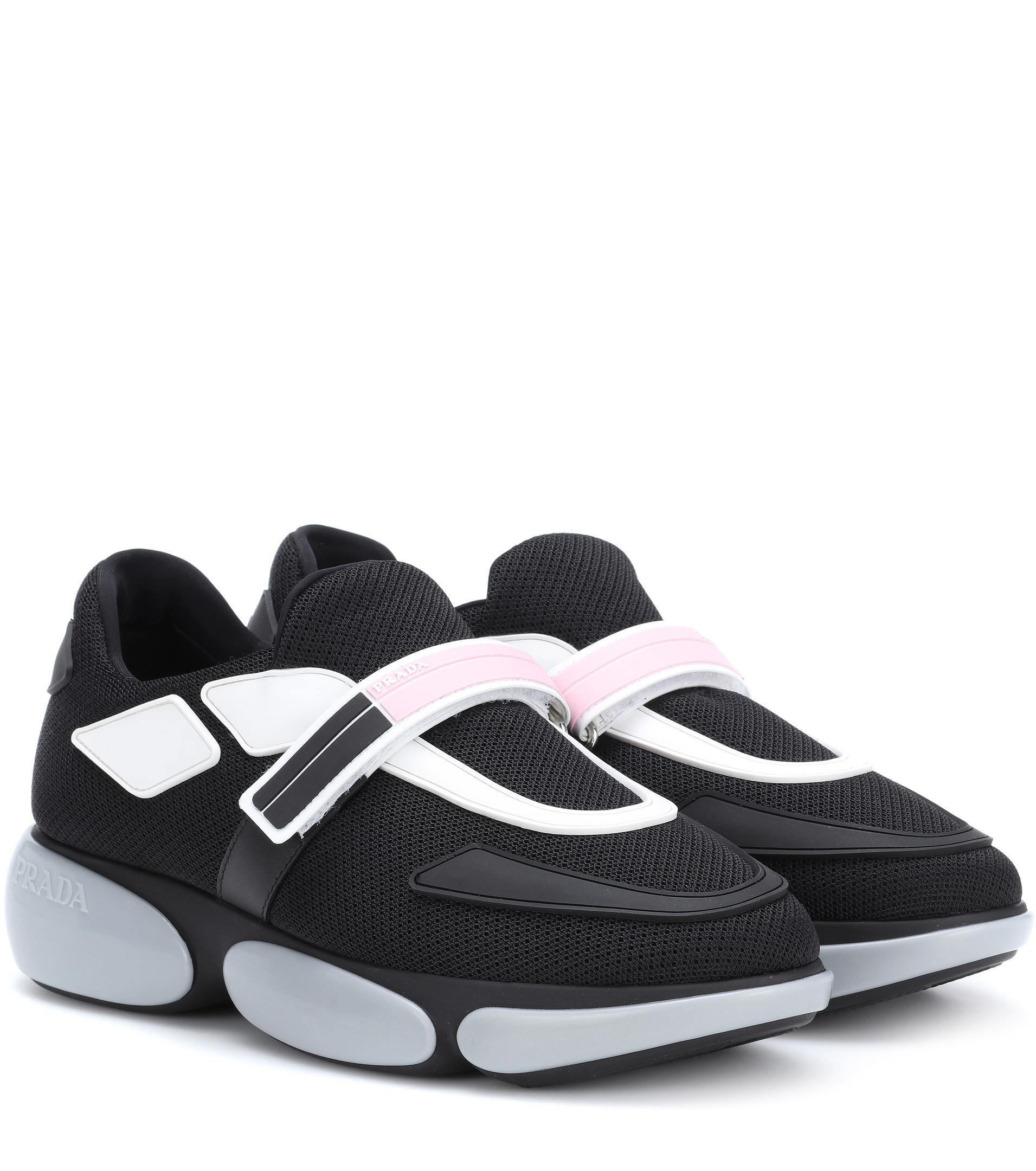 prada double strap sneakers