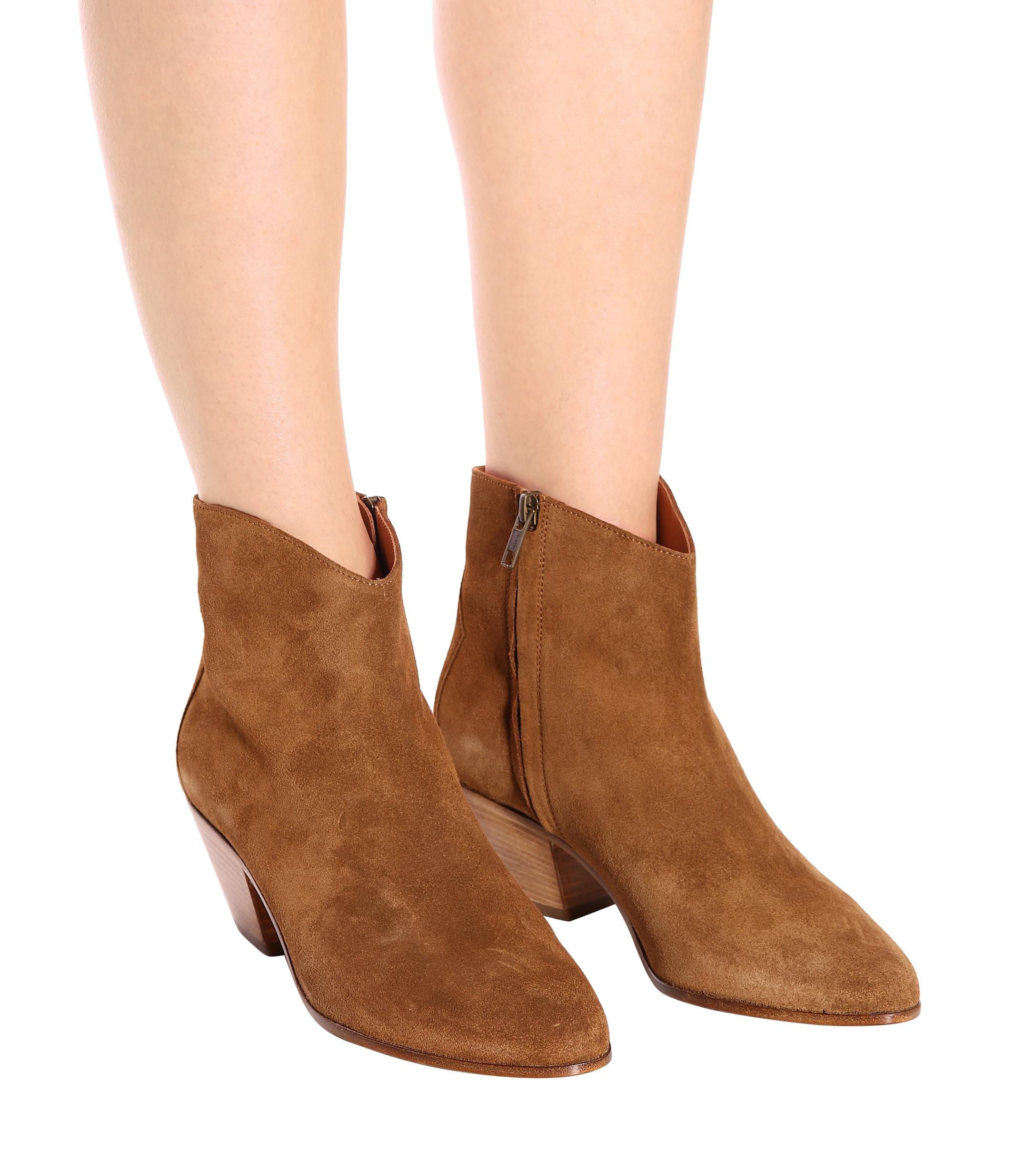 isabel marant dacken suede ankle boots