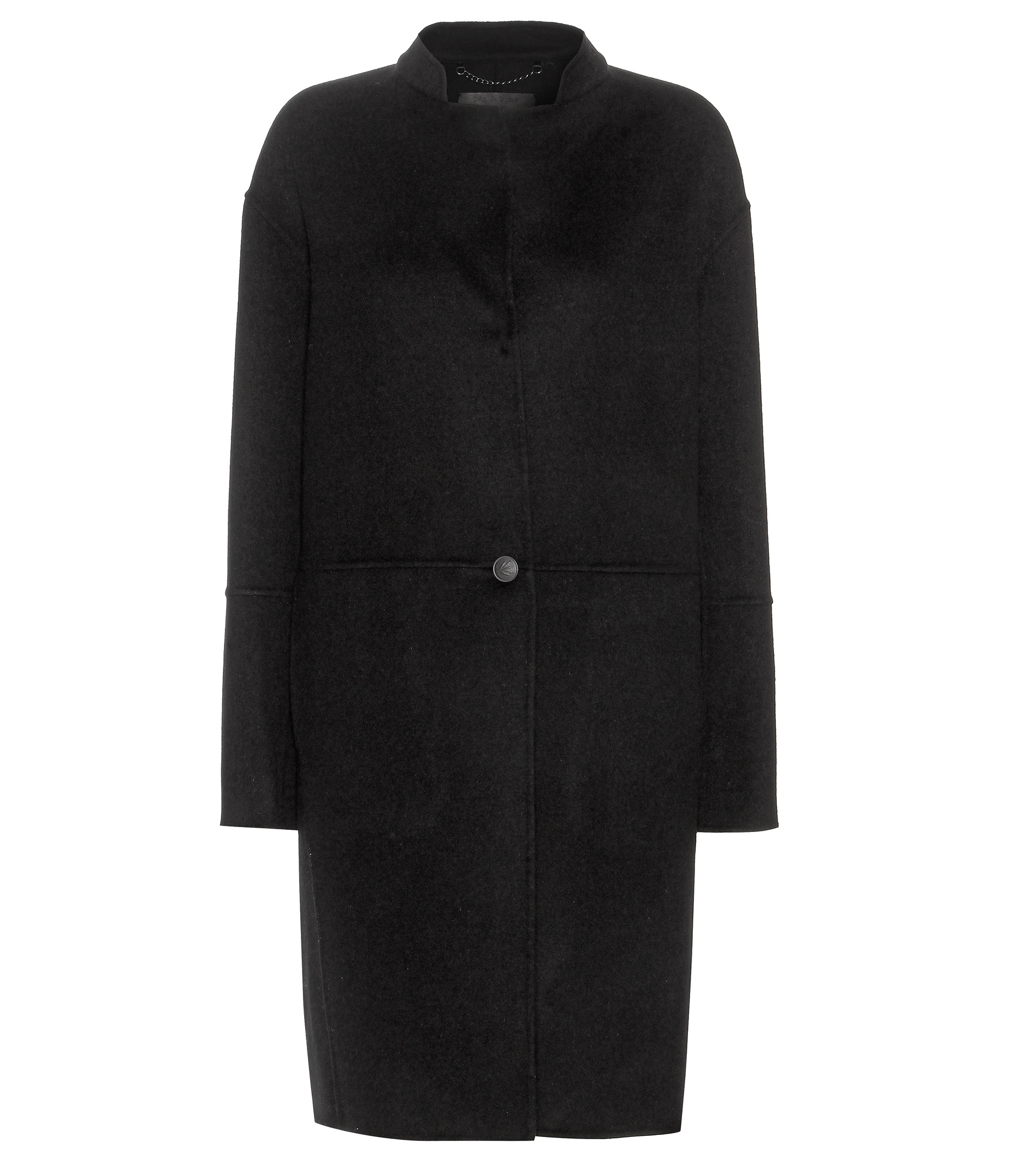Rag & Bone Marina Wool Coat in Black - Lyst