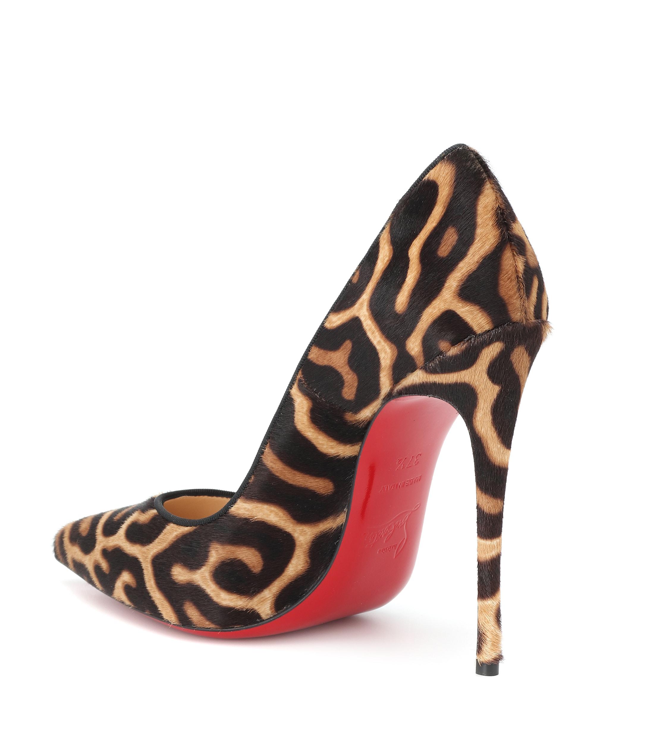 louboutin leopard print heels