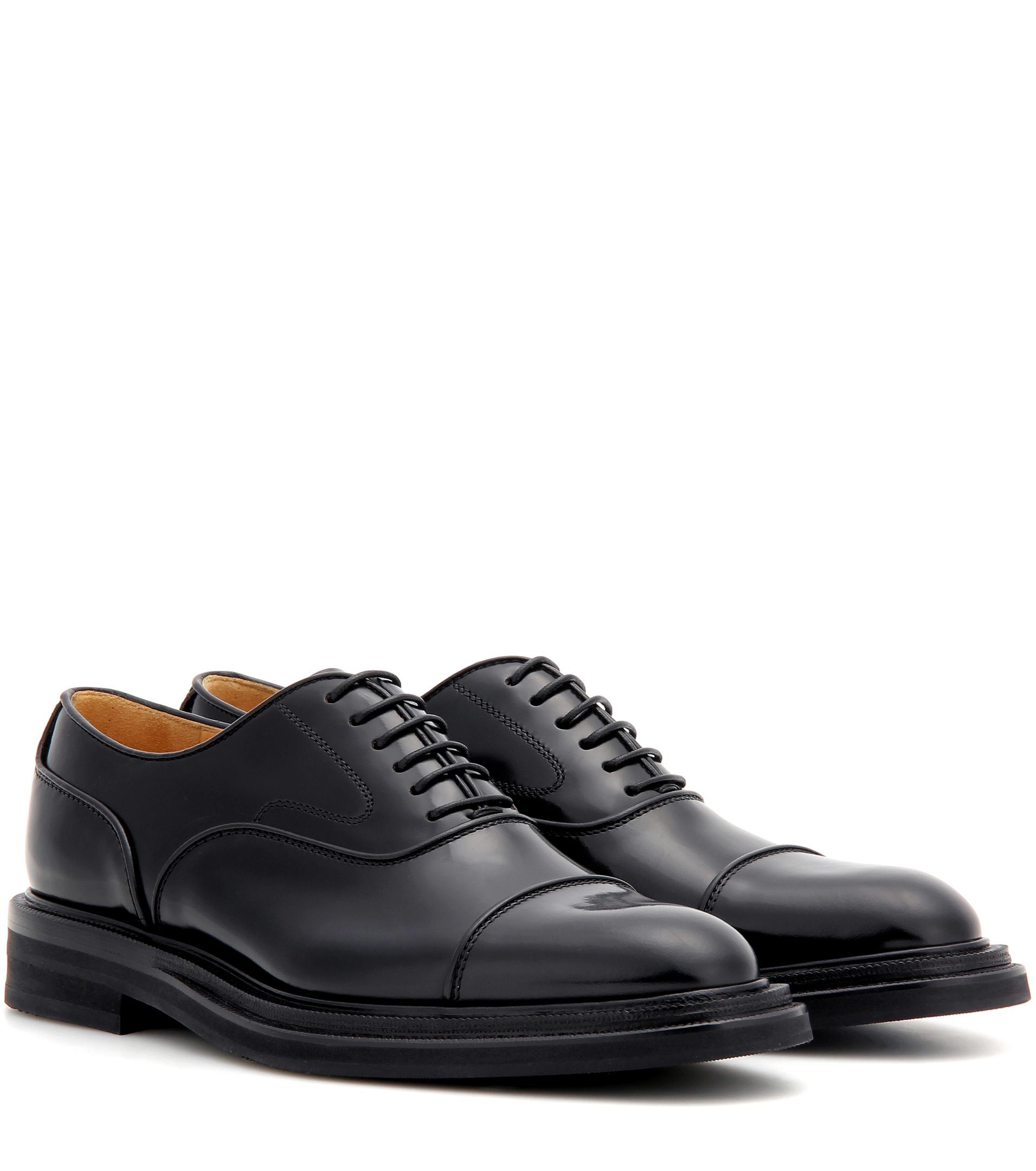 Lyst - Church'S Pam Leather Oxford Shoes in Black
