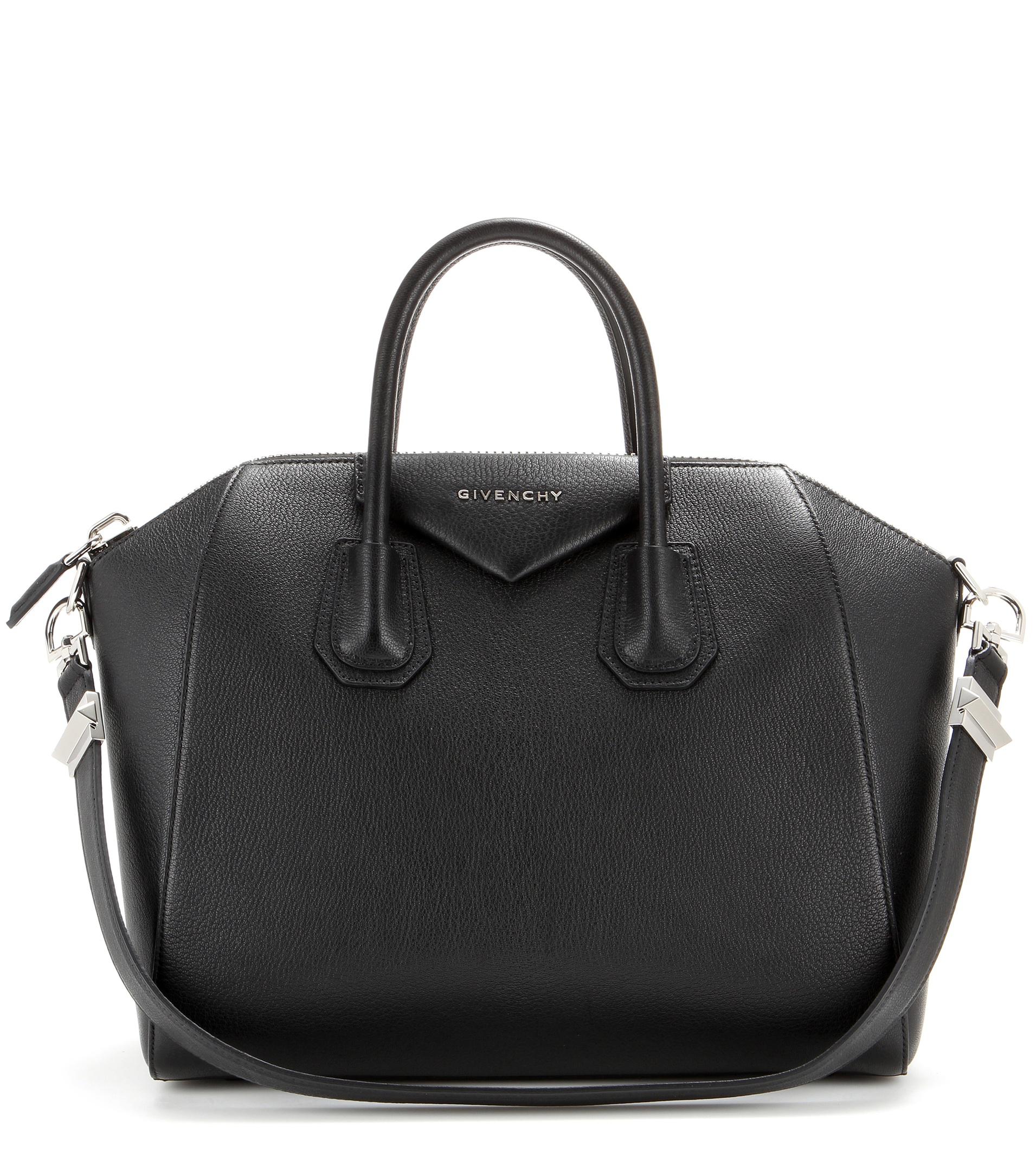 Lyst - Givenchy &#39;antigona&#39; Medium Black Leather Bag in Black - Save 32.897959183673464%