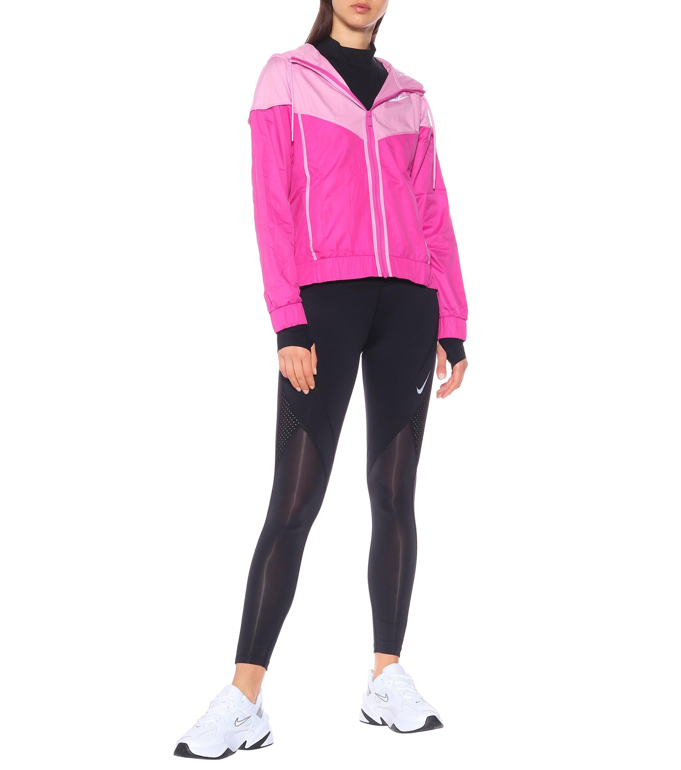 nike pink windrunner jacket