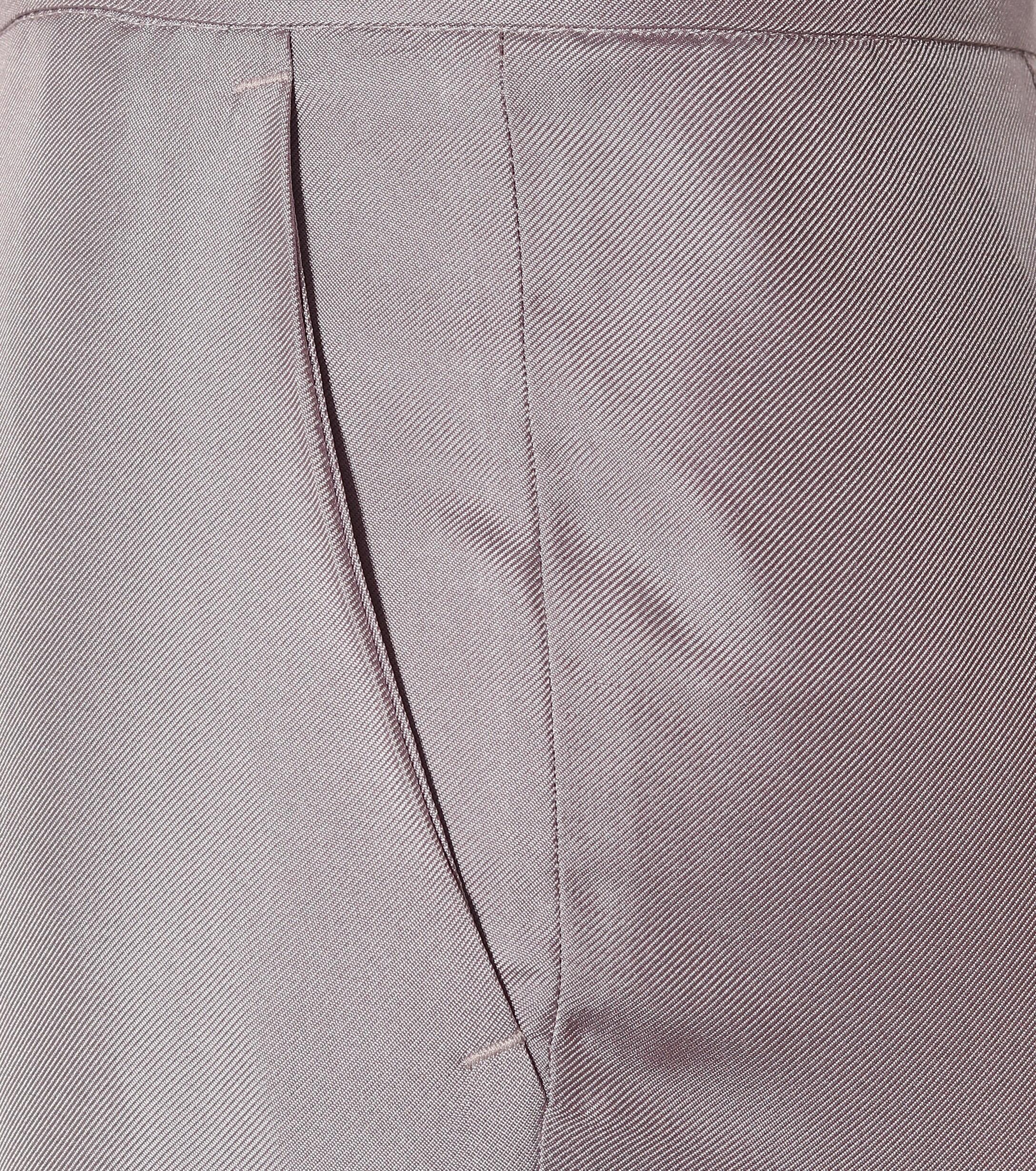 purple silk pants