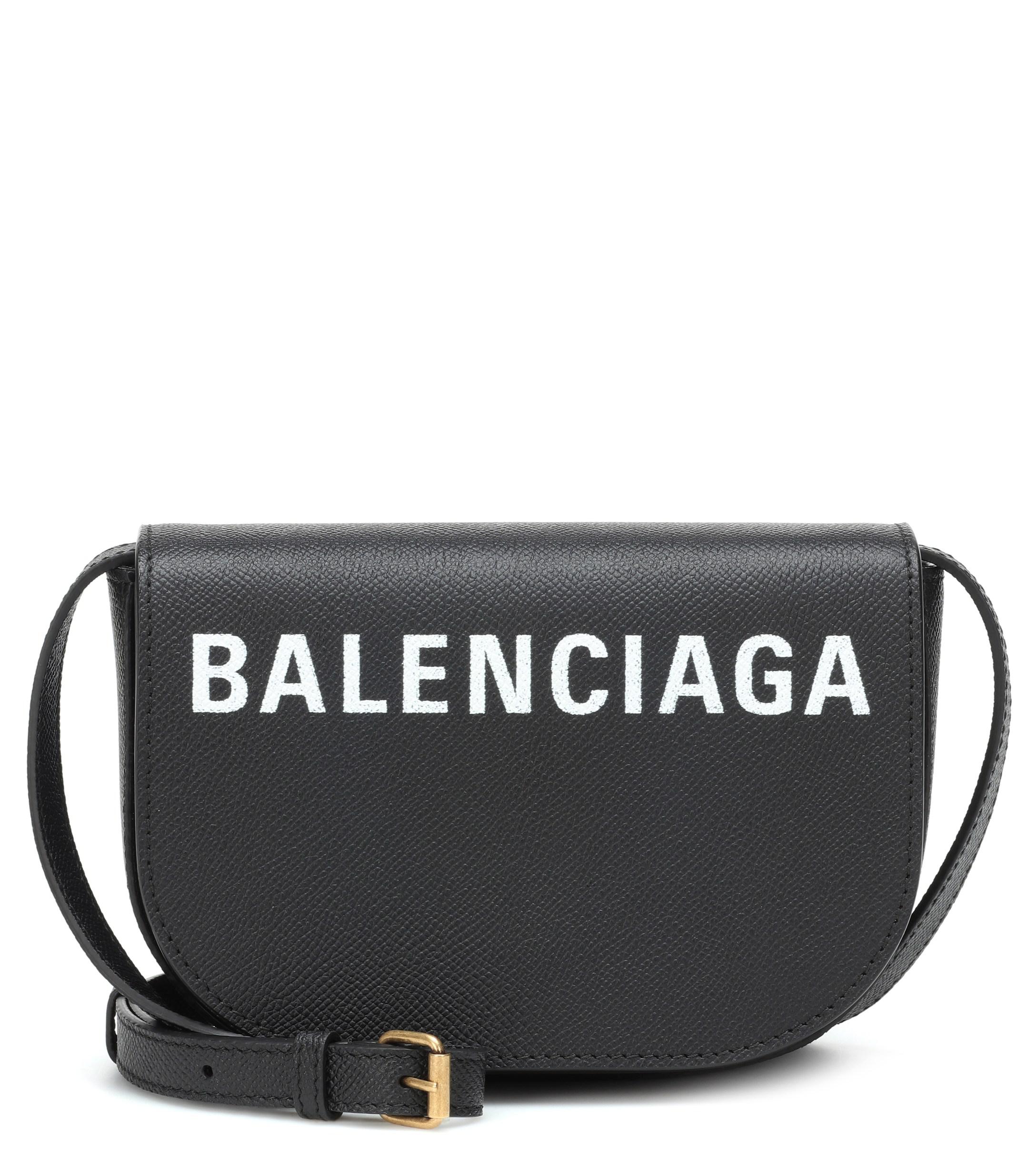 Balenciaga Ville Day Xs Leather Shoulder Bag in Black - Lyst