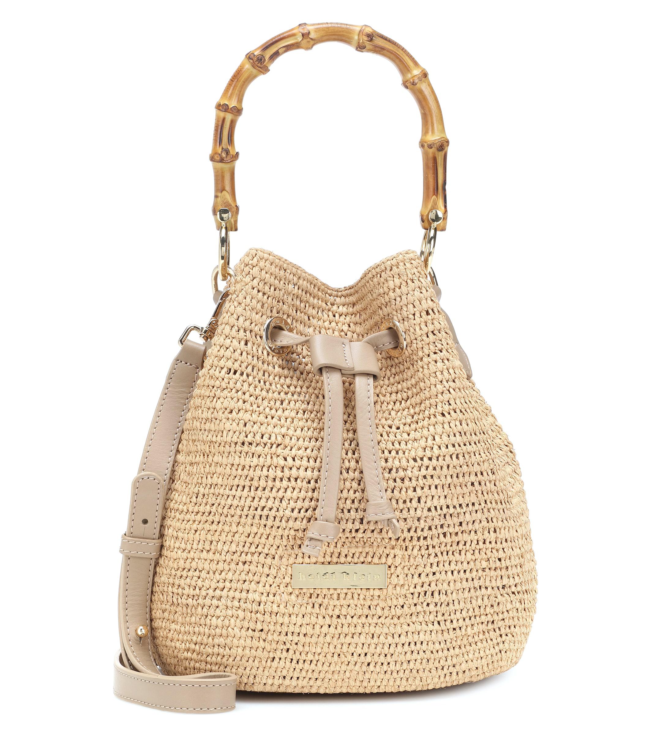 Lyst Heidi Klein Savannah Bay Super Mini Bucket Bag in Natural