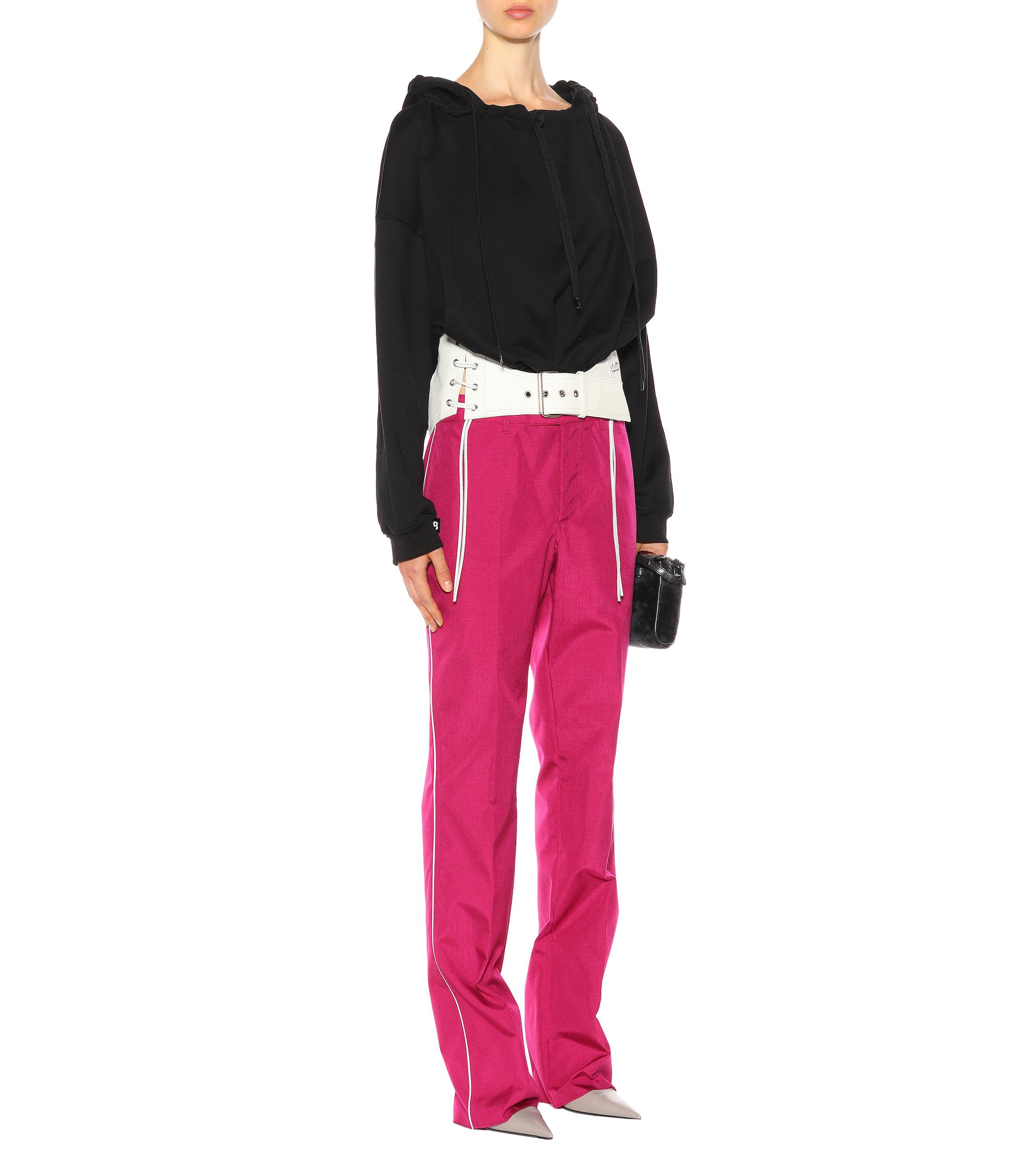 balenciaga flared trousers