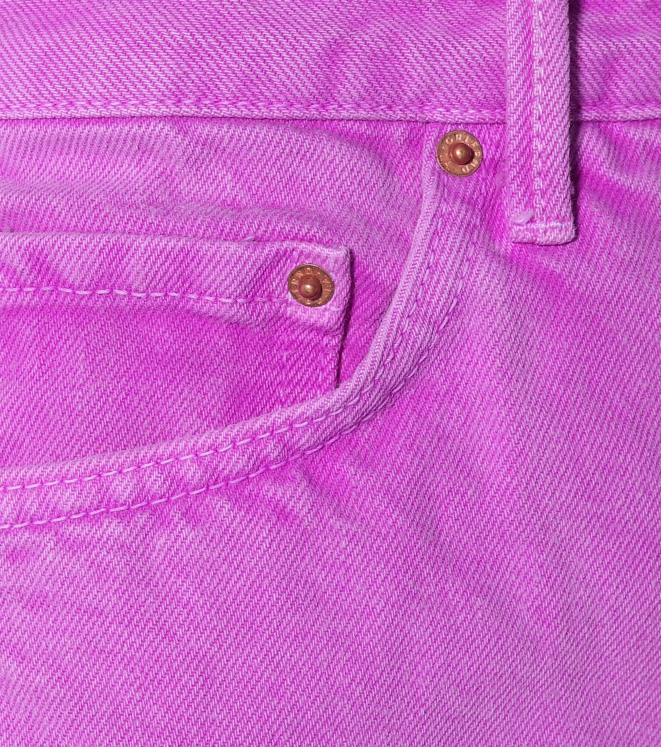 GRLFRND Denim The Mica High-rise Cropped Jeans in Purple - Lyst
