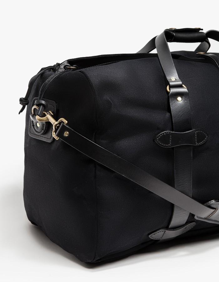 Filson Leather Medium Duffle Bag In Black for Men - Lyst