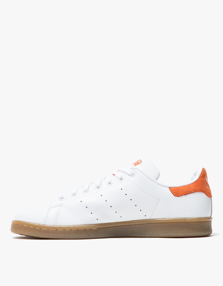 stan smith orange gum sole