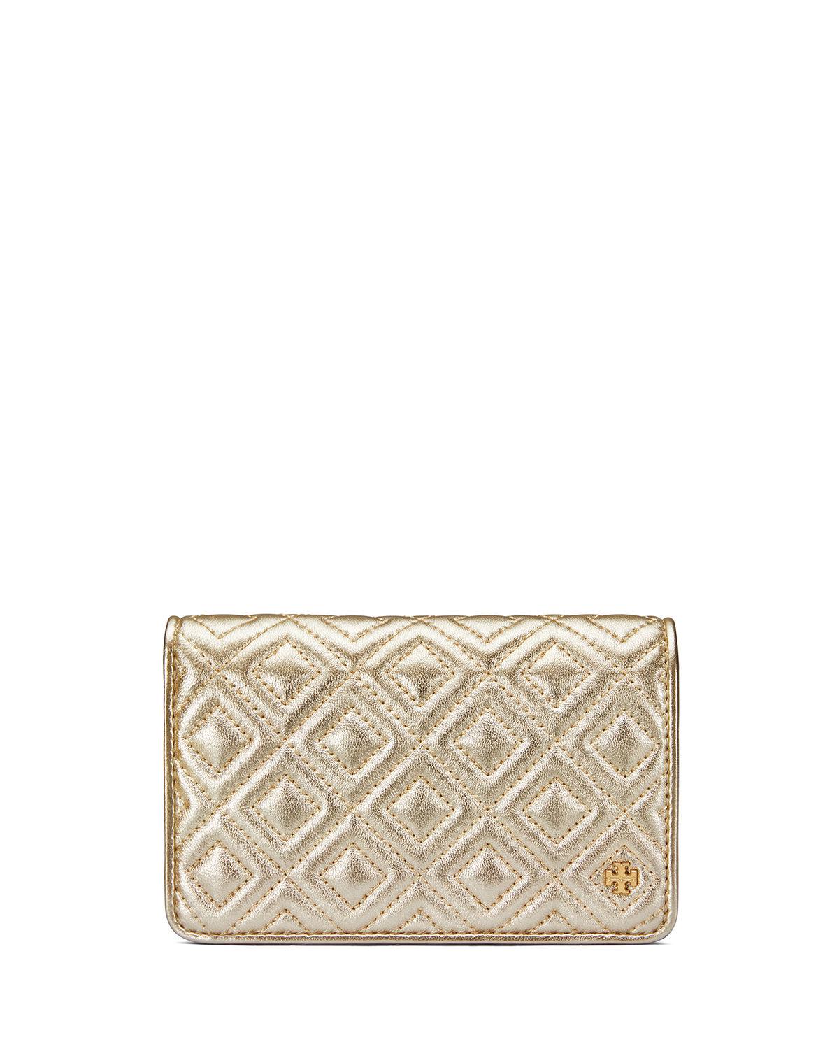 tory burch fleming metallic