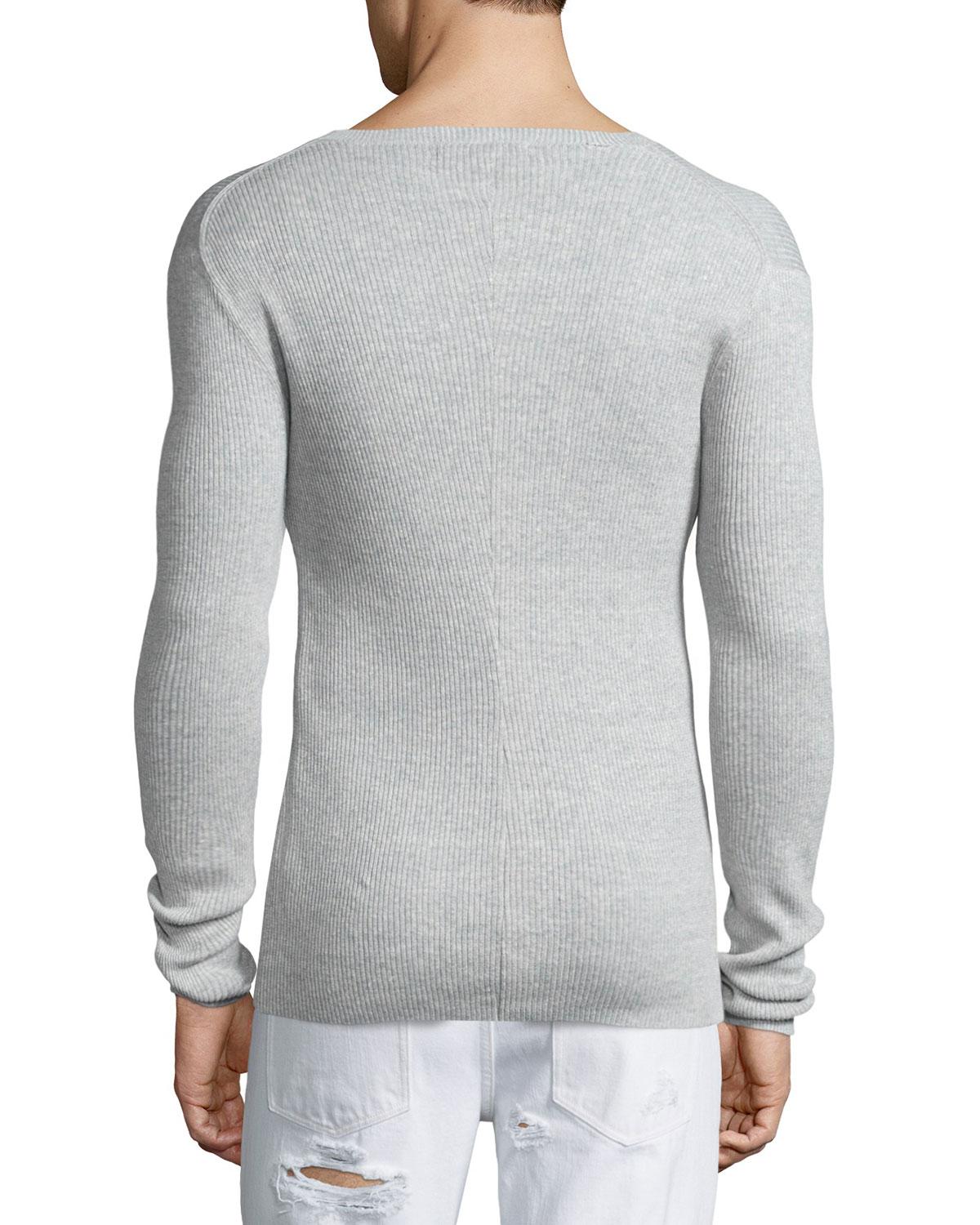 henley shirt white