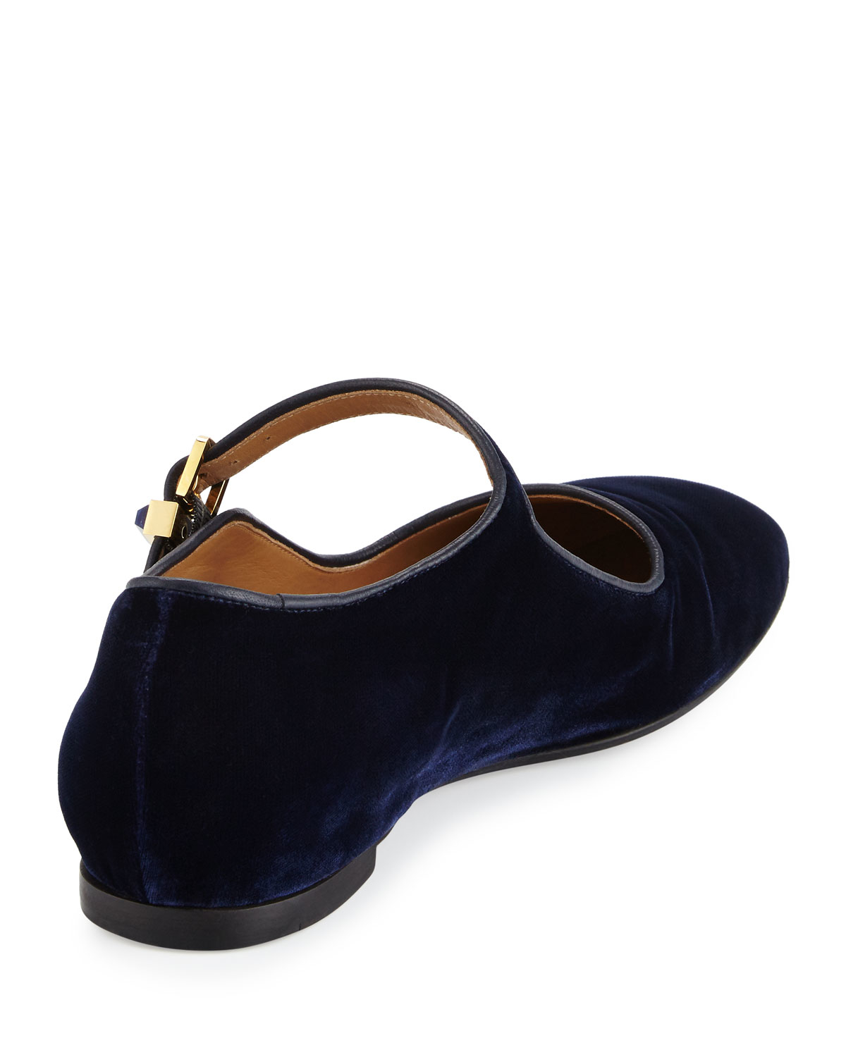 the row velvet flats