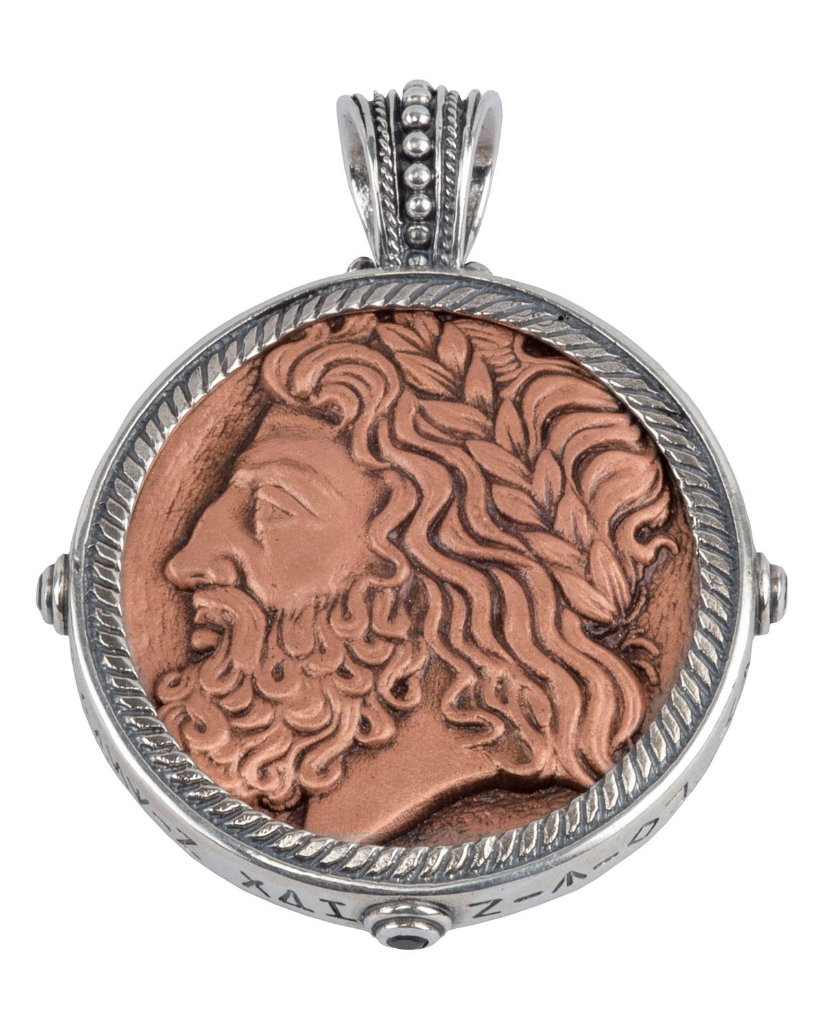 Konstantino Men's Sterling Silver Copper Zeus Pendant Wspinel - Konstantino Men's Sterling Silver Copper Zeus Pendant konstantino men's sterling silver copper zeus pendant wspinel - konstantino men's sterling silver copper zeus pendant