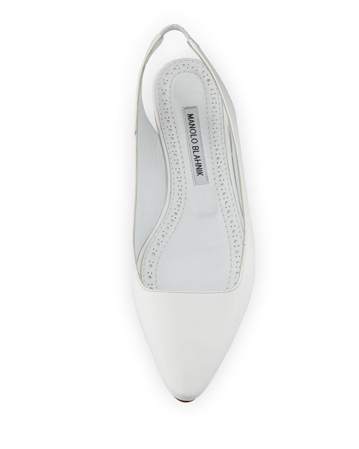manolo blahnik black flats