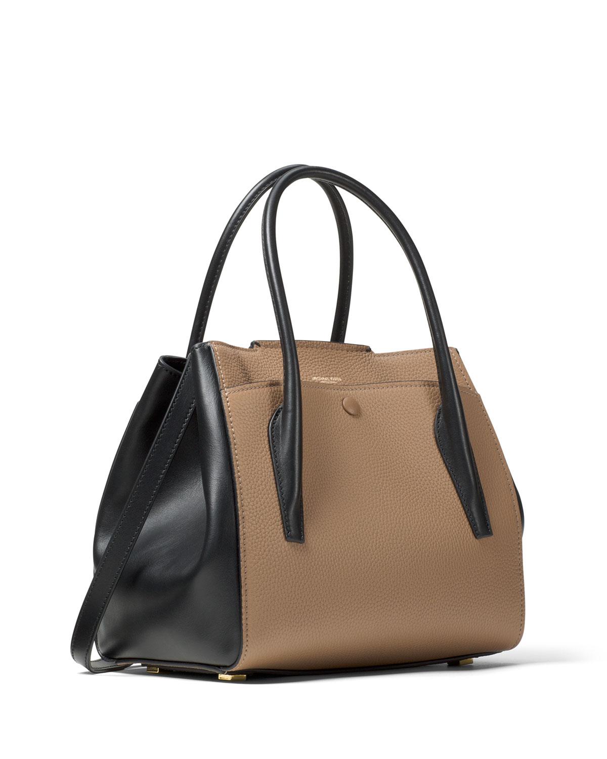 michael kors two tone tote bag