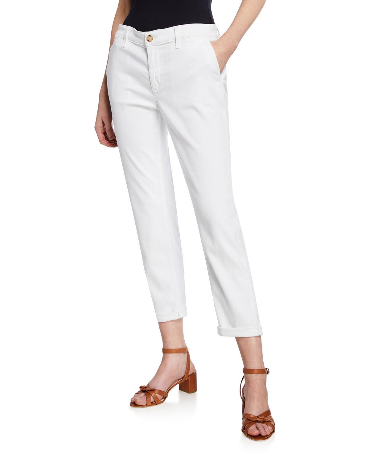 Lyst - AG Jeans The Caden Tailored Denim Trousers in White