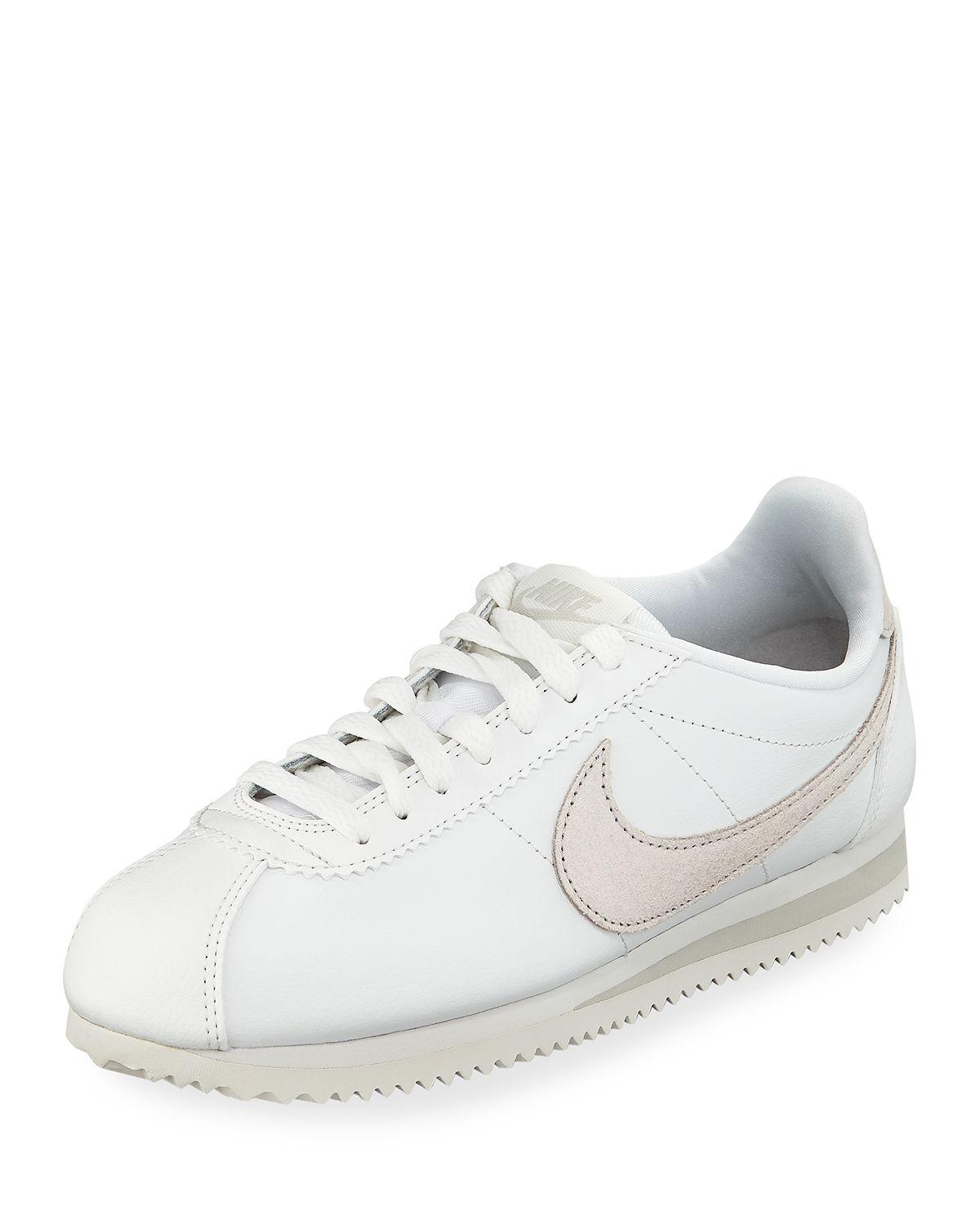 Lyst Nike Women's Classic Cortez Premium Sneaker in White Lyst Nike Women's Classic Cortez Premium Sneaker in White