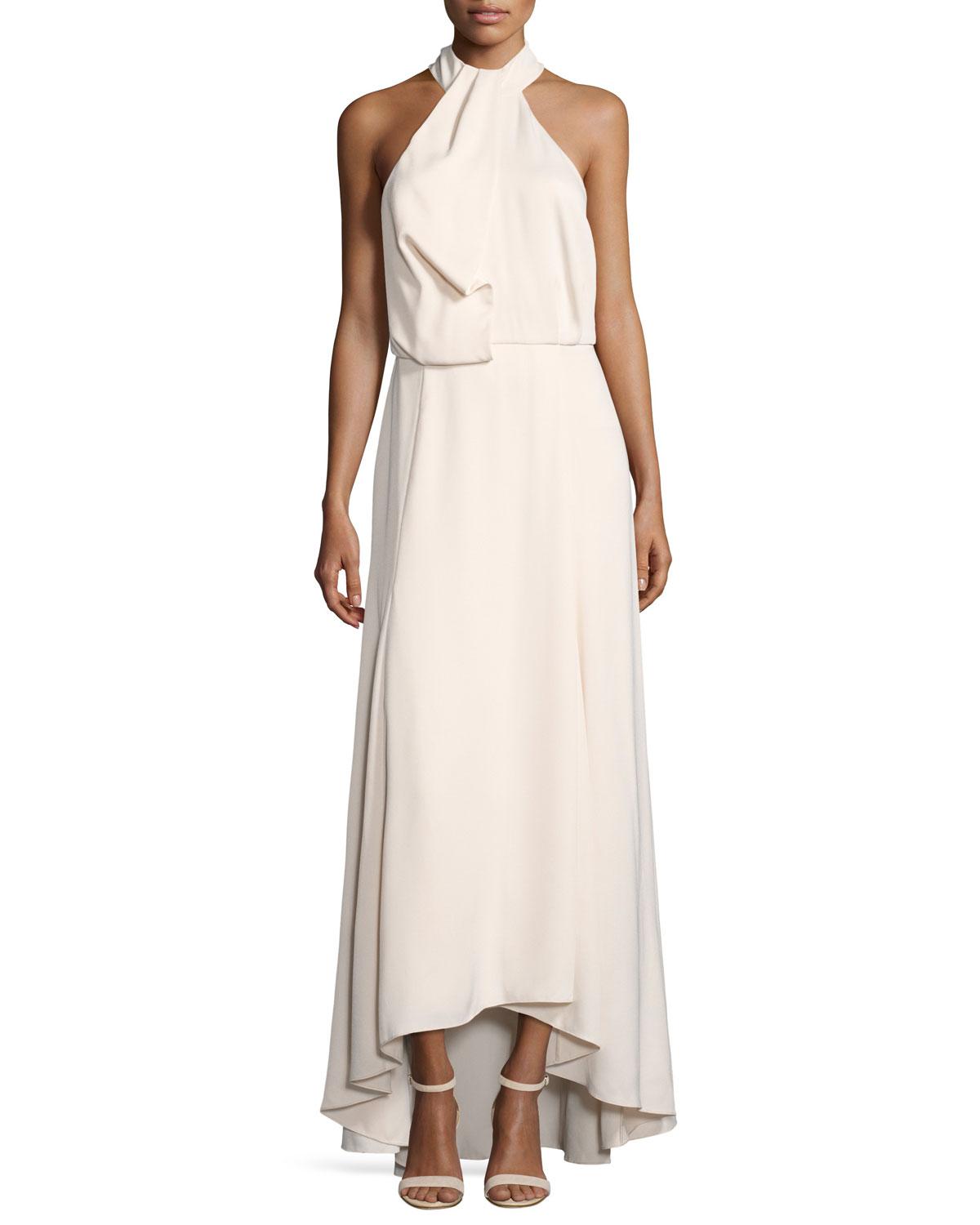 Lyst - Camilla & Marc Senna Sleeveless Draped Evening Gown in Pink