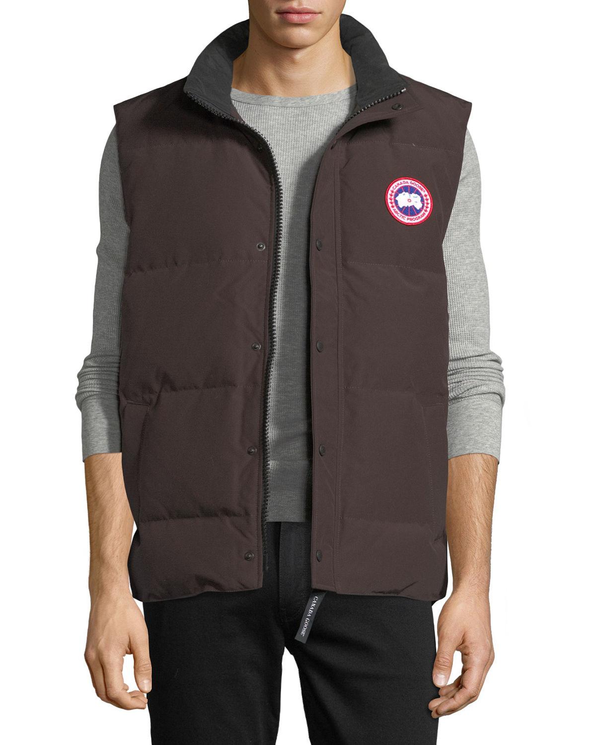 Lyst - Canada Goose Garson Puffer Vest in Black for Men - Save 18%