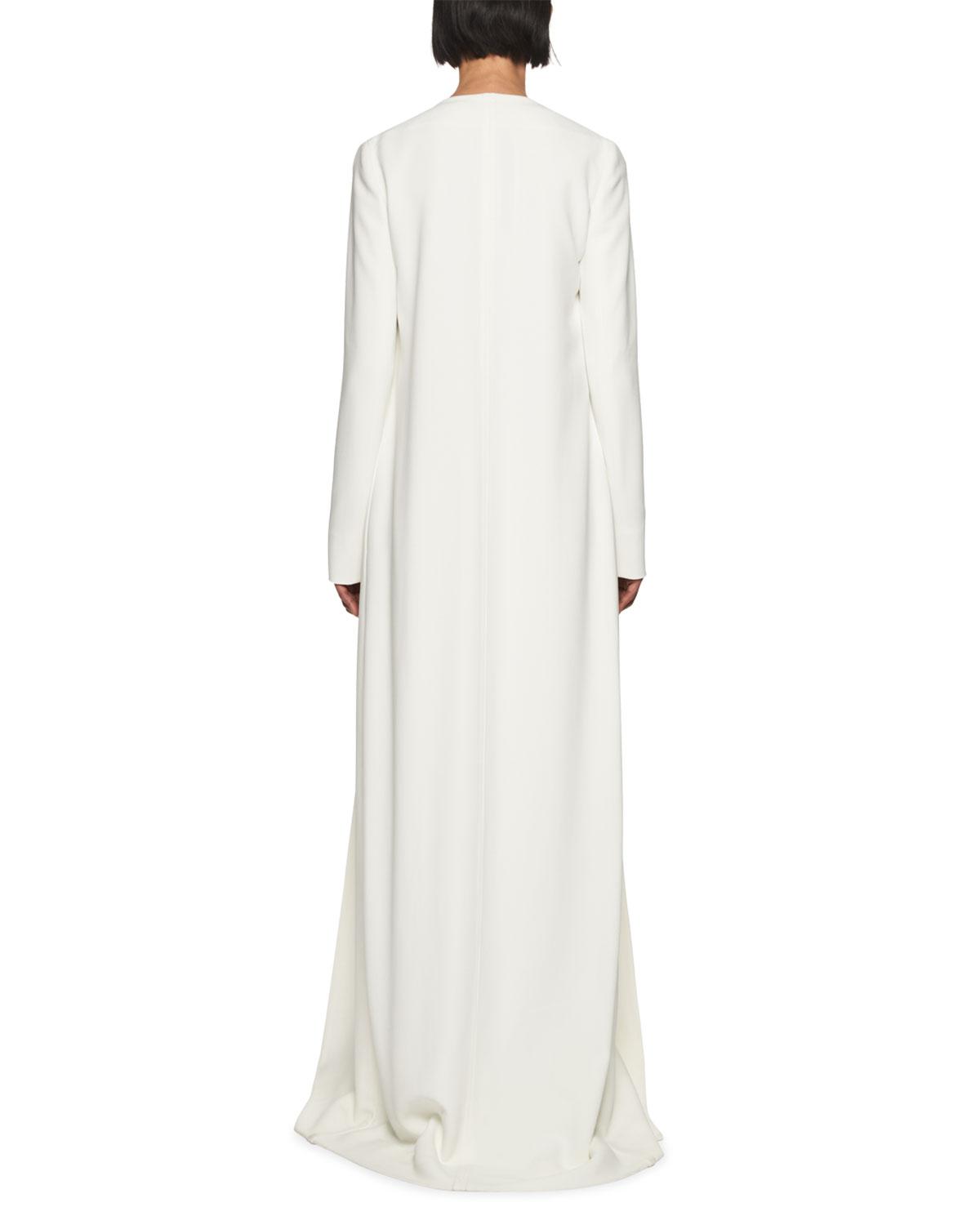 Tom Ford Floor Length Open Front Duster In White Lyst Gallery