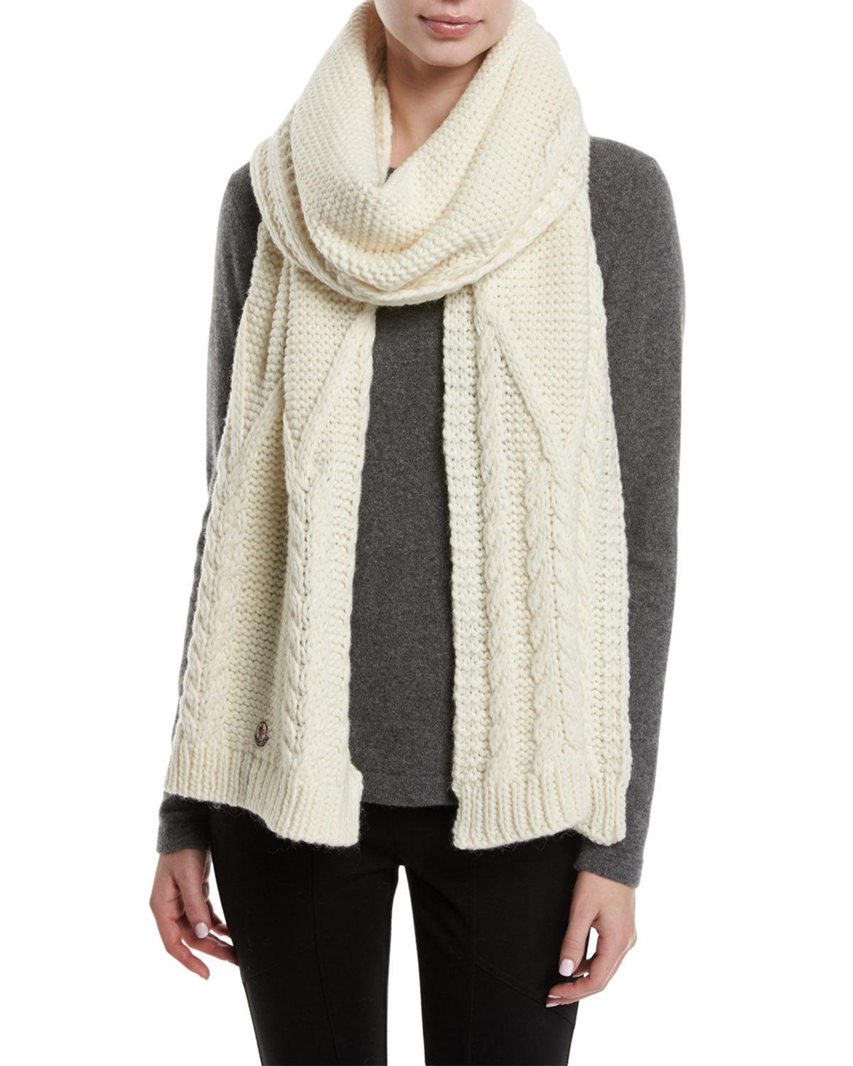 moncler scarf white moncler scarf white