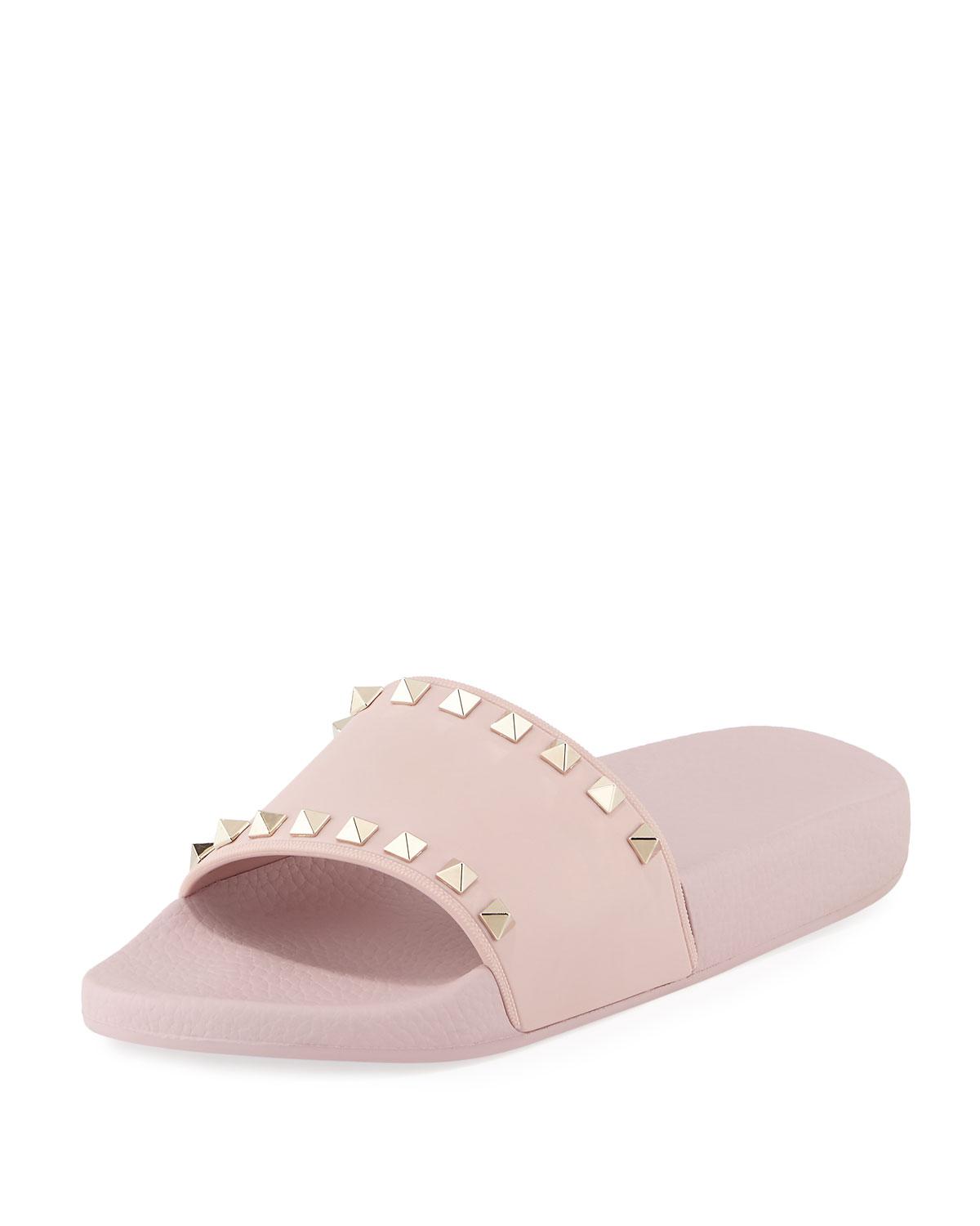 valentino stud slide