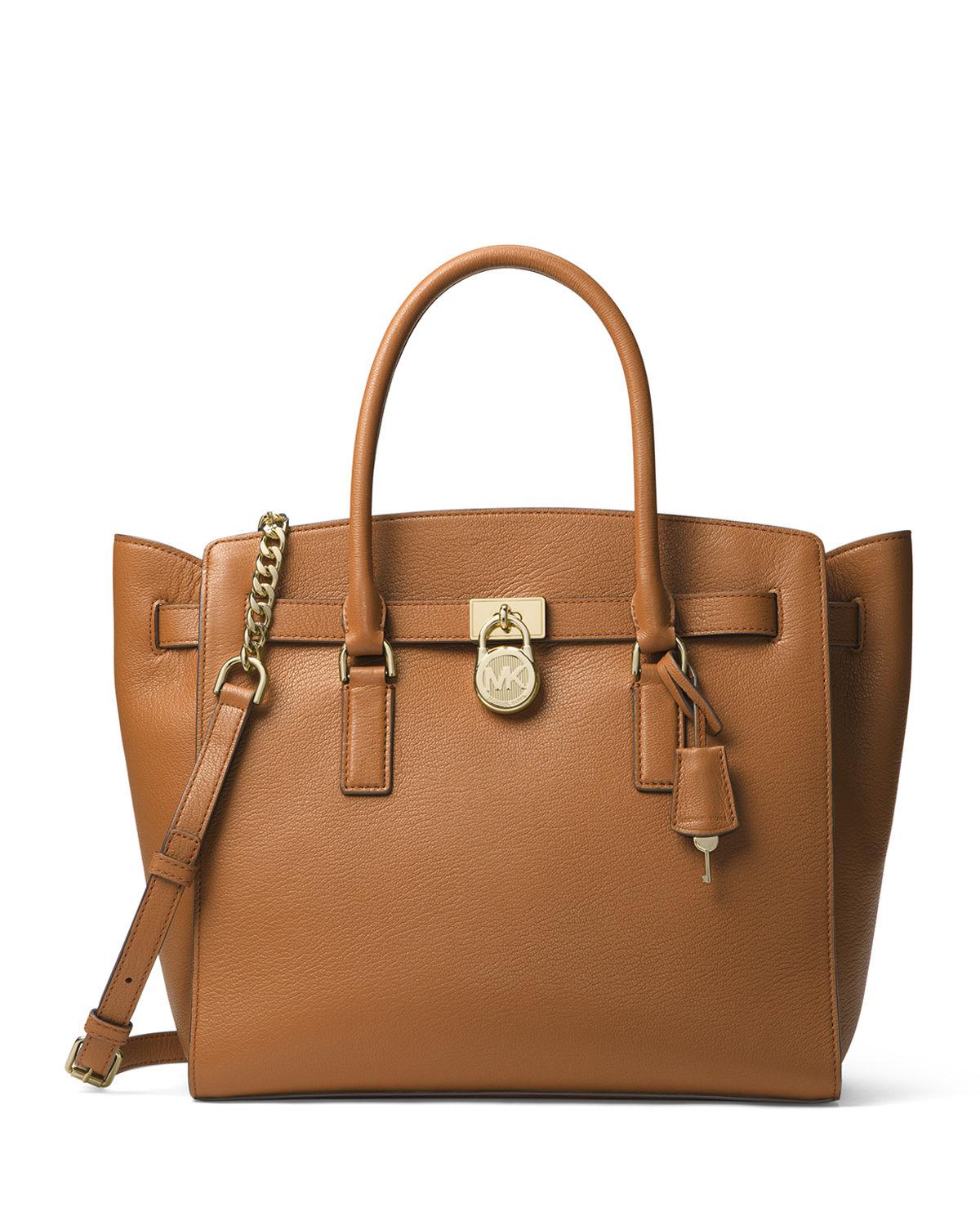 Lyst Michael Kors Hamilton Extra Large Leather Tote Bag In Gallery