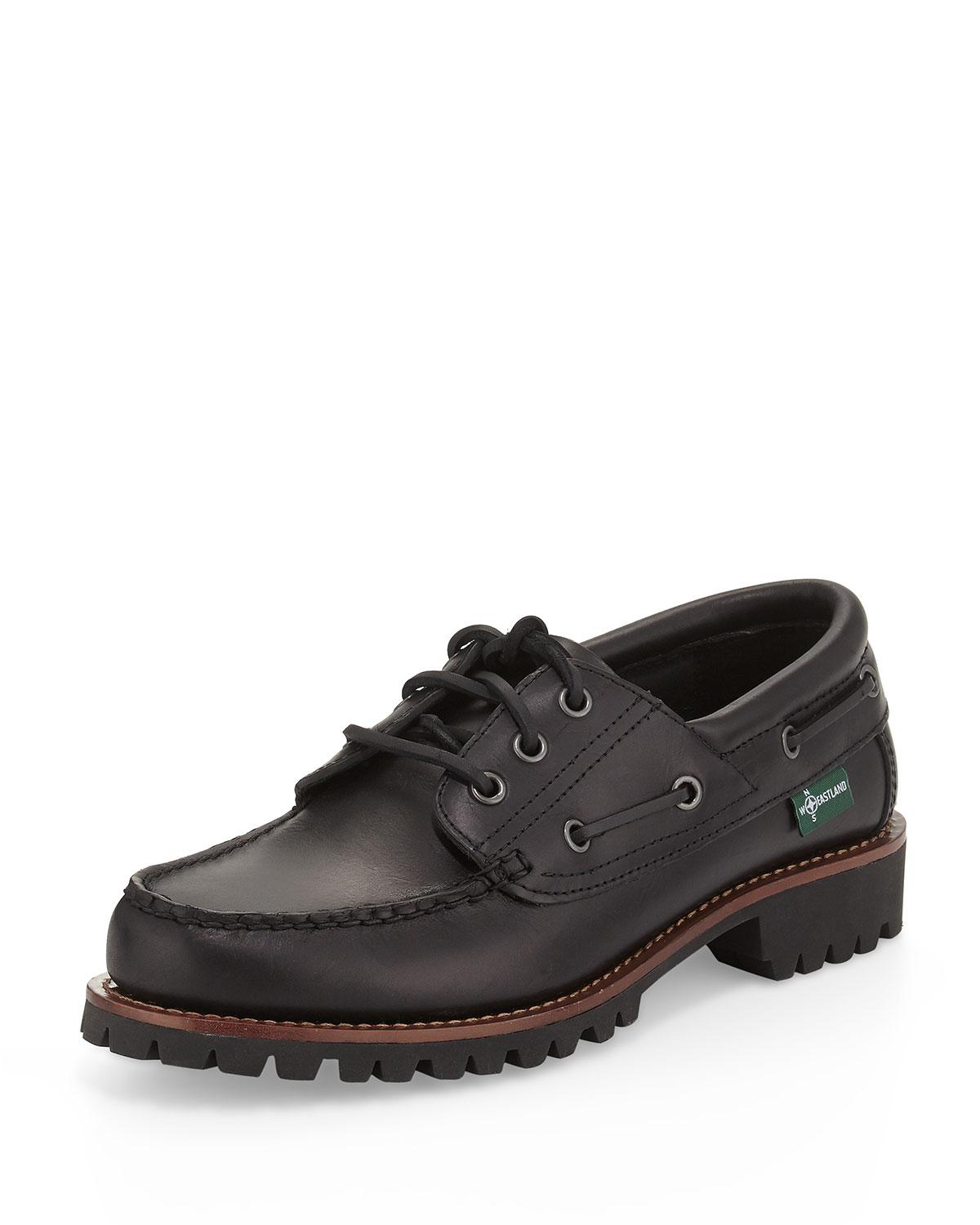 black leather men's eastland oxford shoe