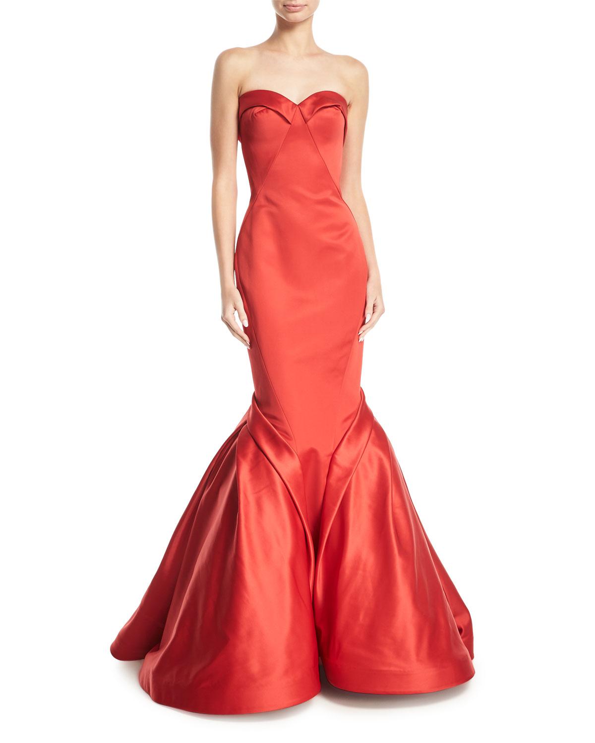 zac posen pink gown