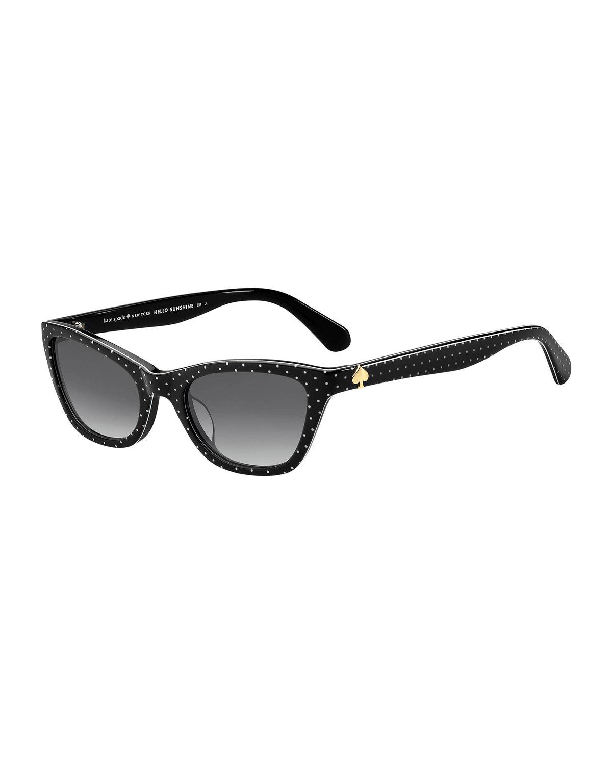 Lyst Kate Spade Polkadot Cateye Sunglasses in Black for Men