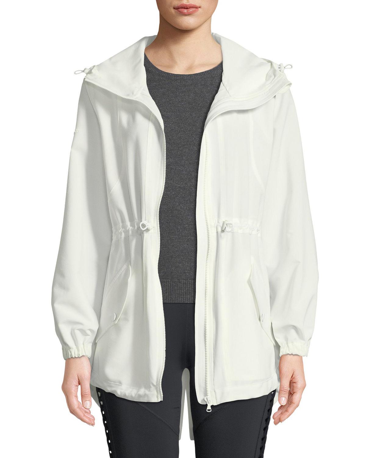 Women's Zip Anorak Front Ophilie Cushnie Hooded Ochs White Et Jacket RWnT1g