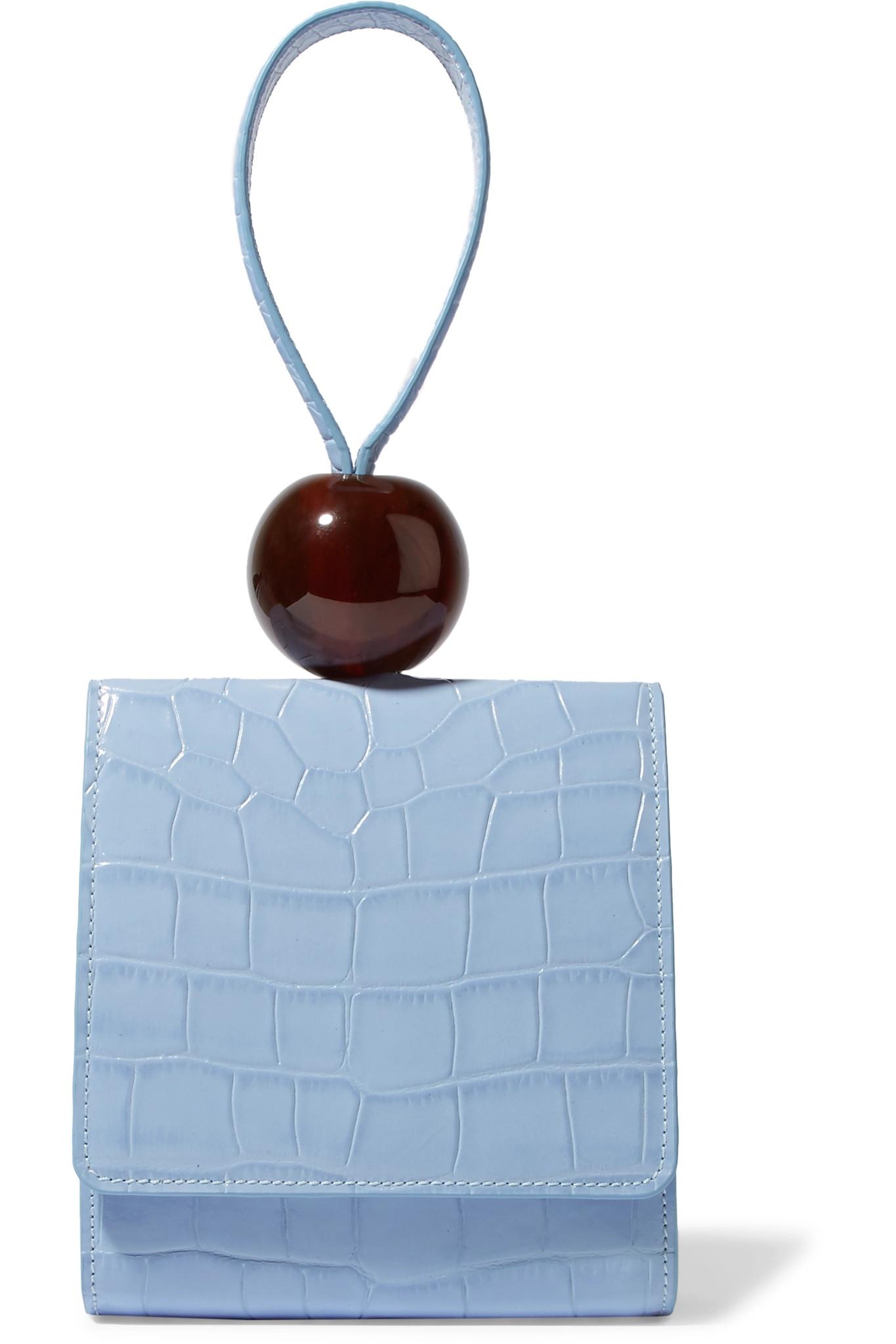 Effet Far Ball Main Coloris By Lyst En Cuir Sac À Bleu Croco MVzUqGSp