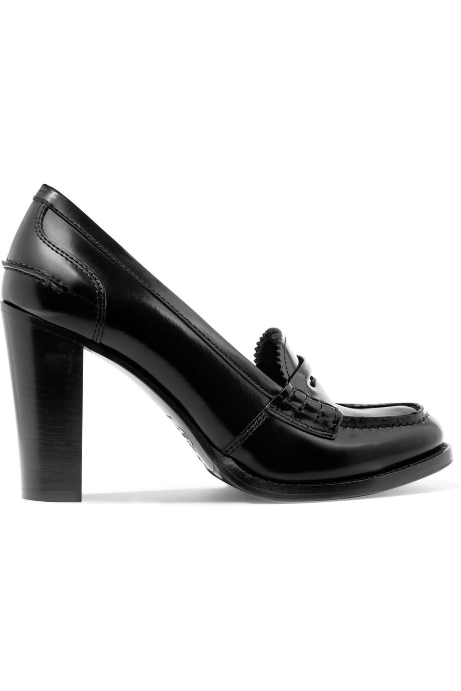 Lyst Church'S Pembrey Loafer Heels in Black