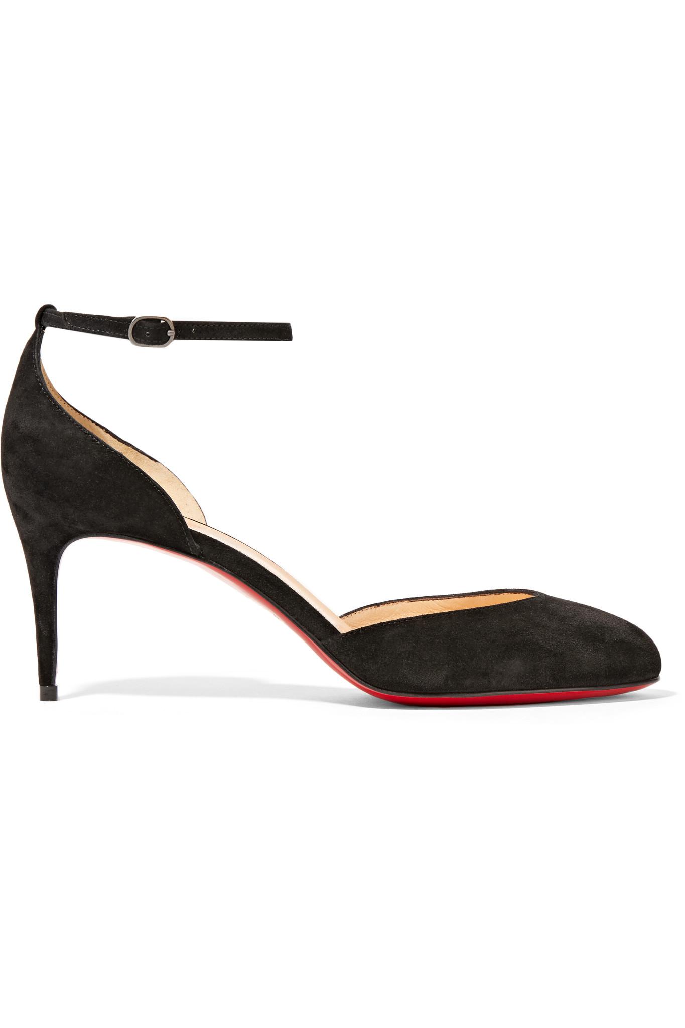 christian louboutin suede mary jane