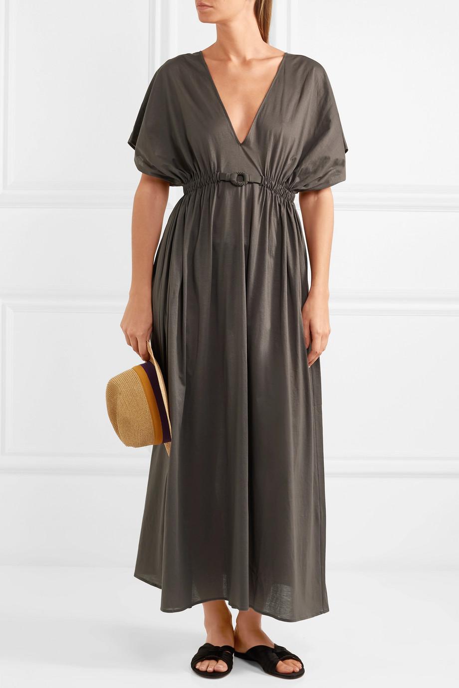 Lyst - Eres Norma Cotton-jersey Maxi Dress in Gray