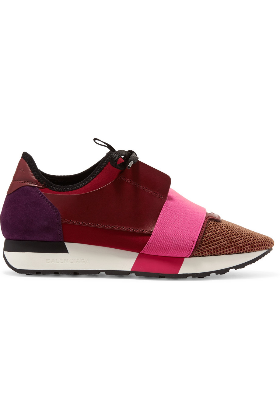 balenciaga race runner black red