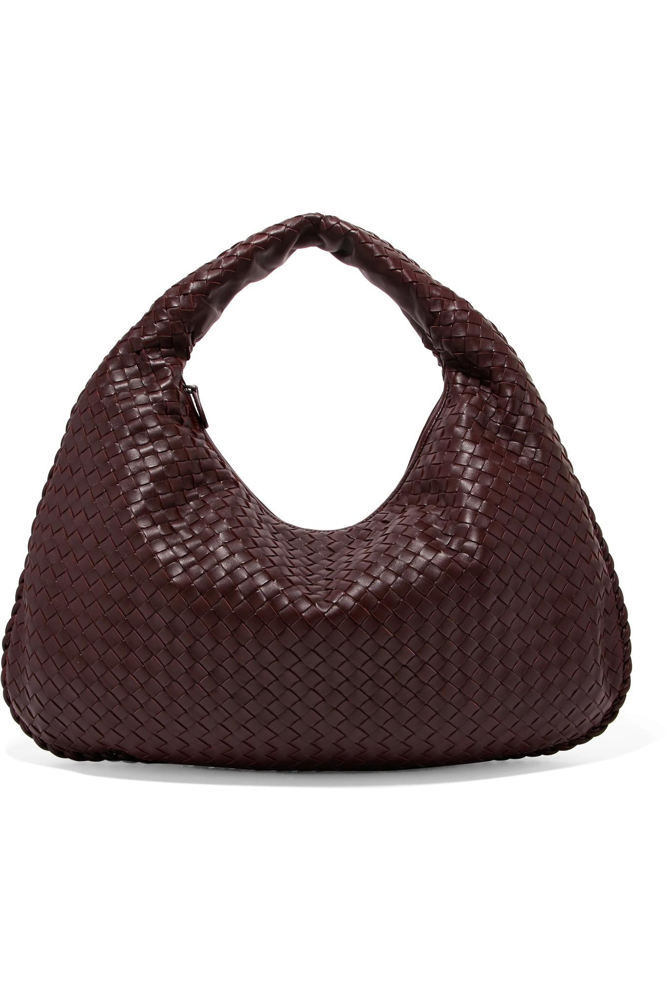 Lyst - Bottega veneta Hobo Large Intrecciato Leather Shoulder Bag in Brown