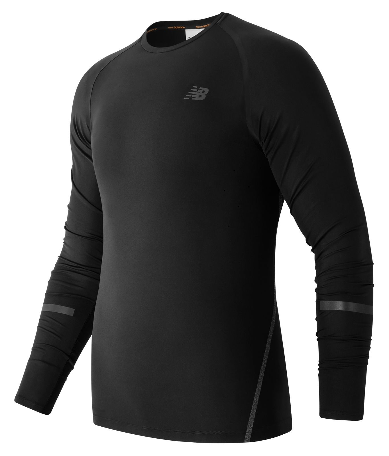 New balance Trinamic Long Sleeve Top in Black for Men Lyst