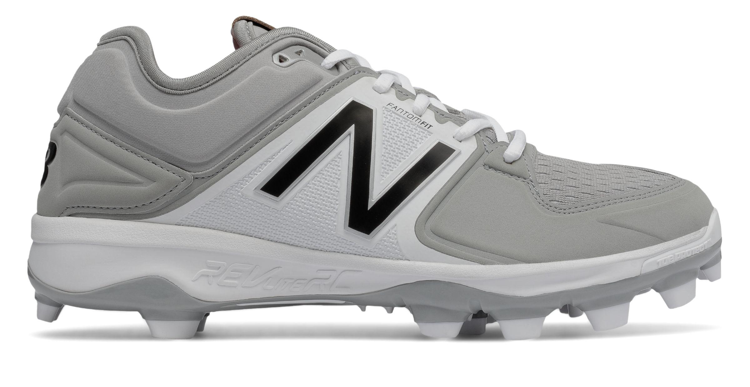 gray new balance baseball cleats