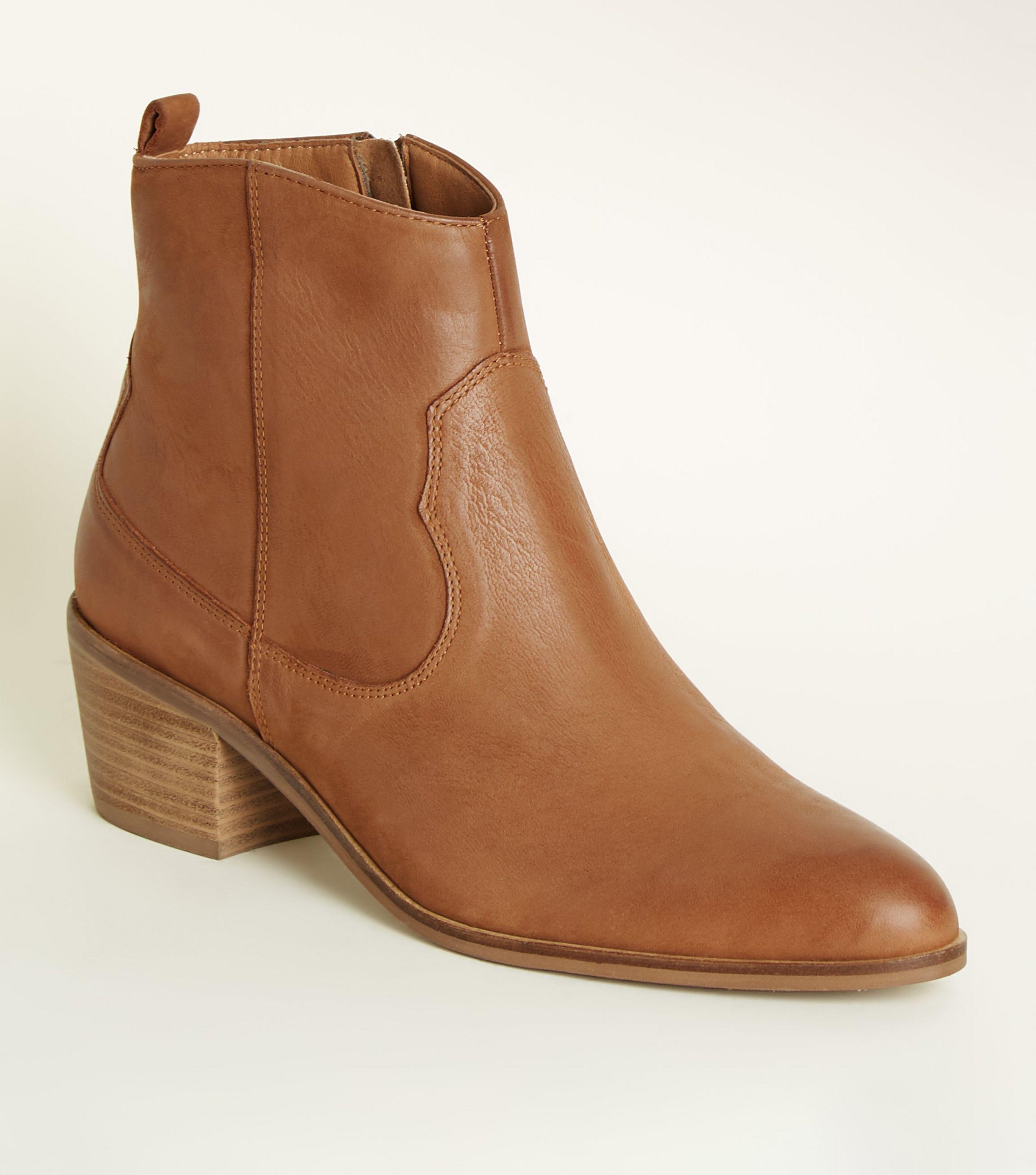 new-look-tan-Tan-Leather-Western-Ankle-Boots.jpeg